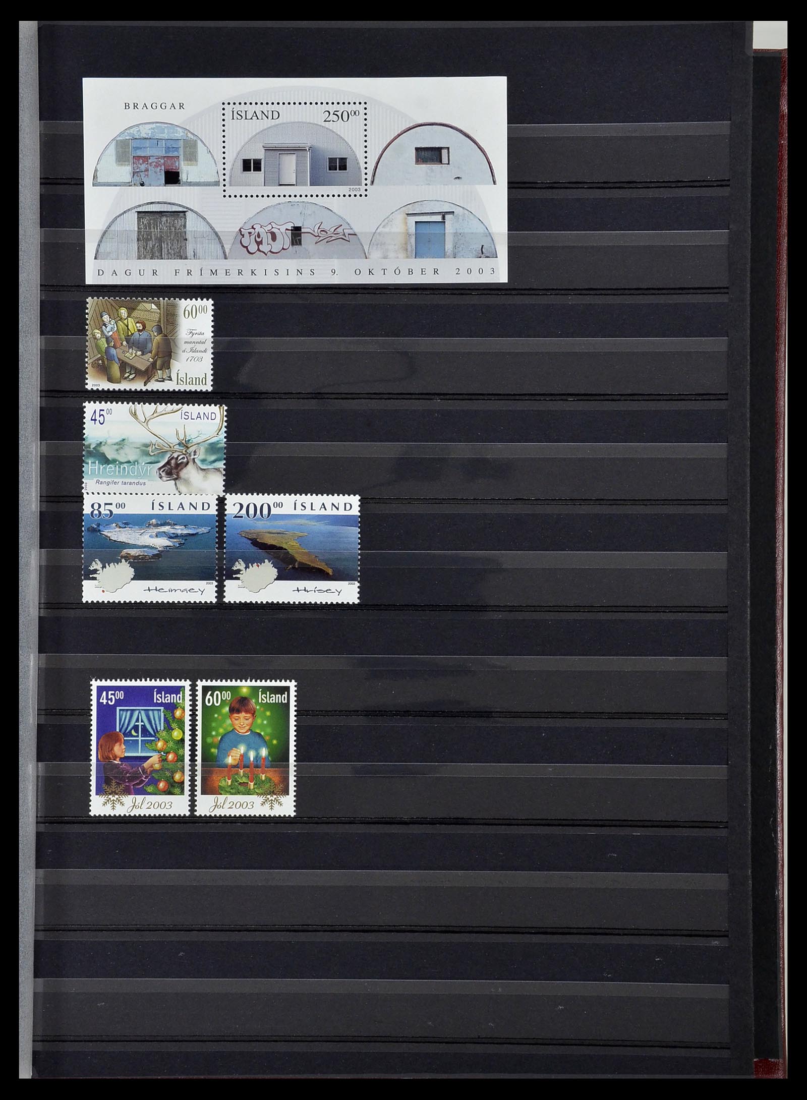 34447 096 - Postzegelverzameling 34447 IJsland 1876-2010.