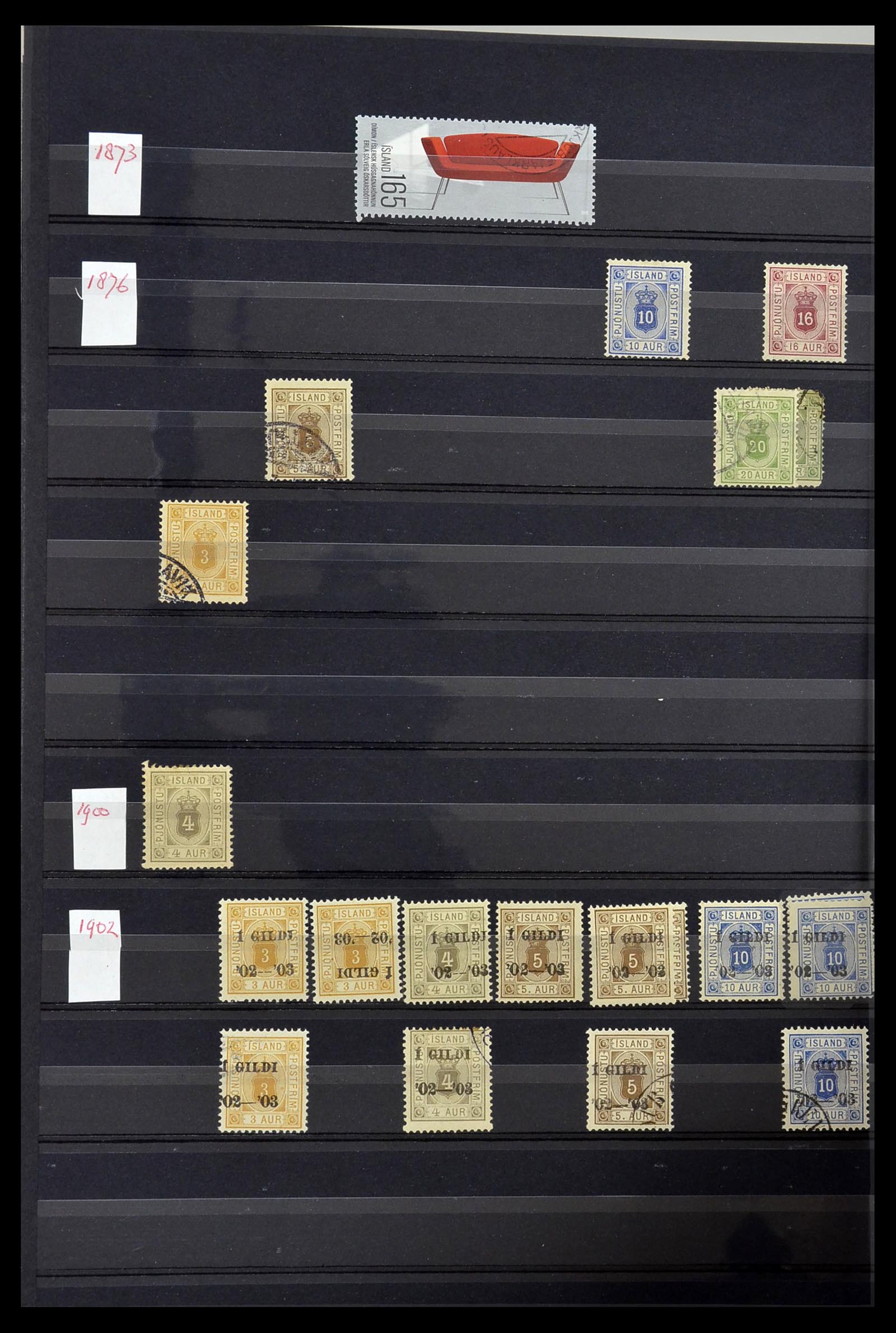 34447 097 - Postzegelverzameling 34447 IJsland 1876-2010.