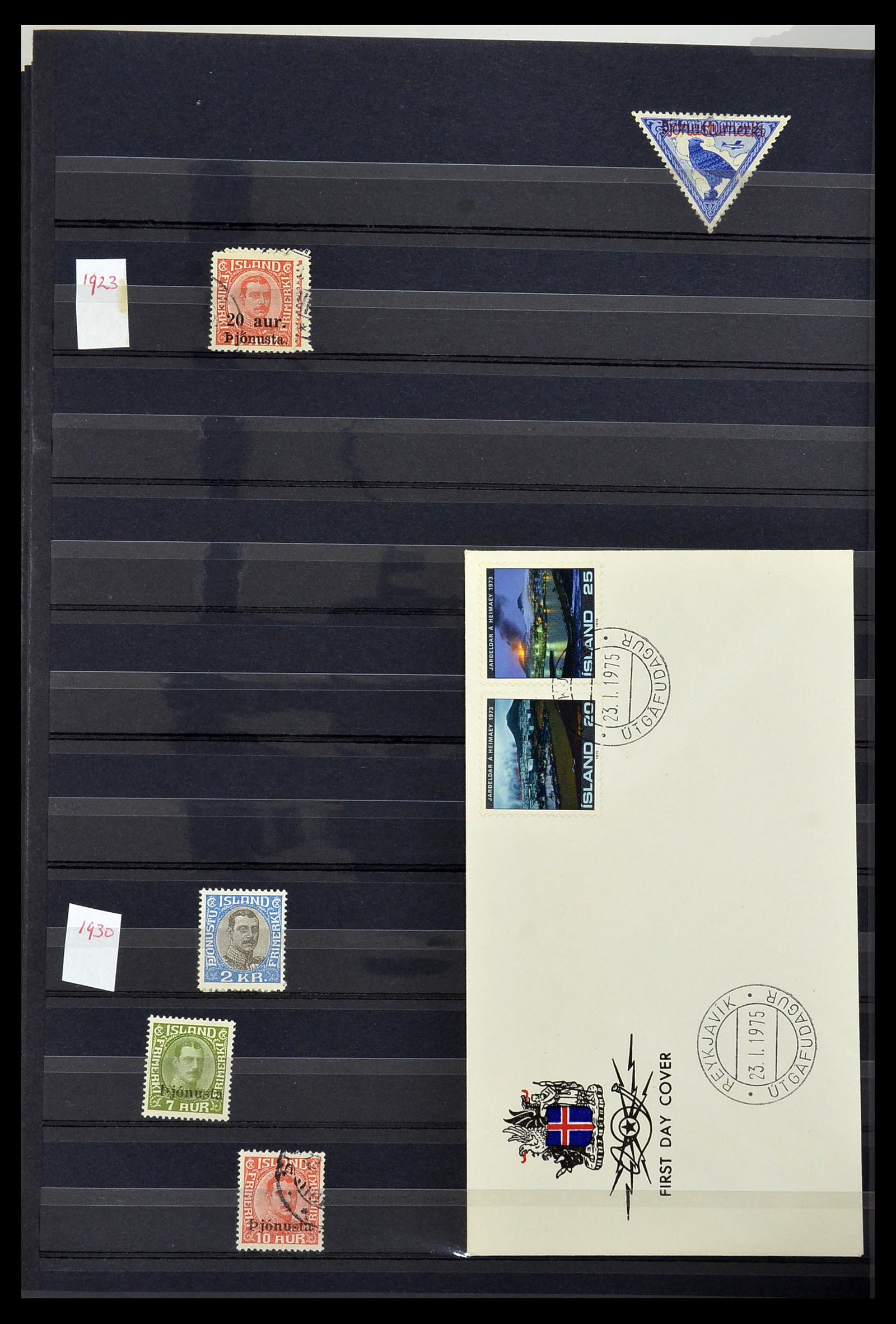 34447 099 - Postzegelverzameling 34447 IJsland 1876-2010.