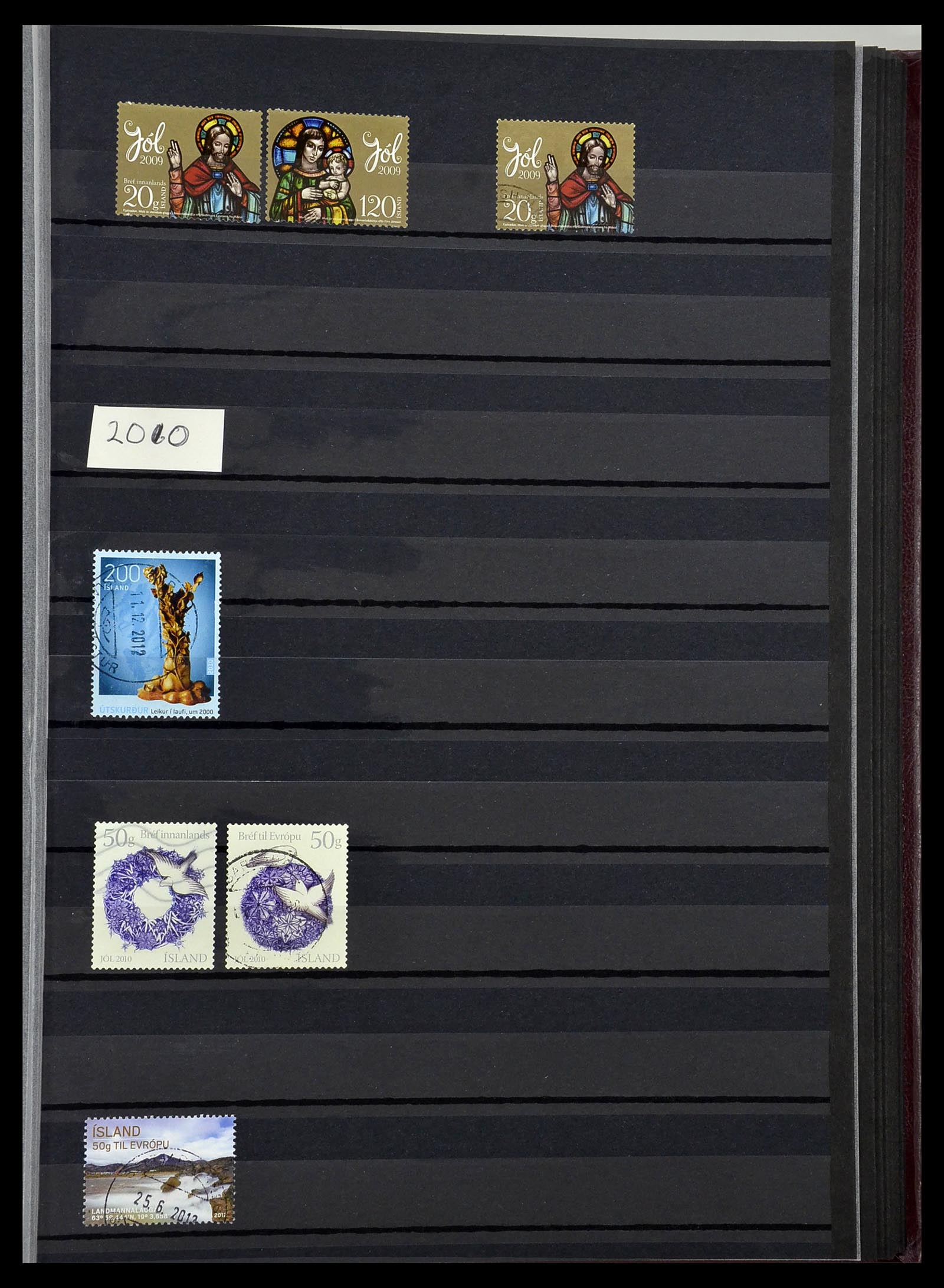 34447 122 - Postzegelverzameling 34447 IJsland 1876-2010.