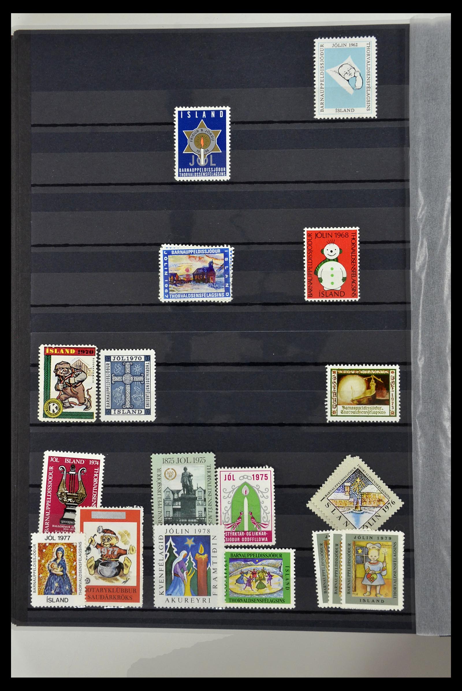 34447 123 - Postzegelverzameling 34447 IJsland 1876-2010.