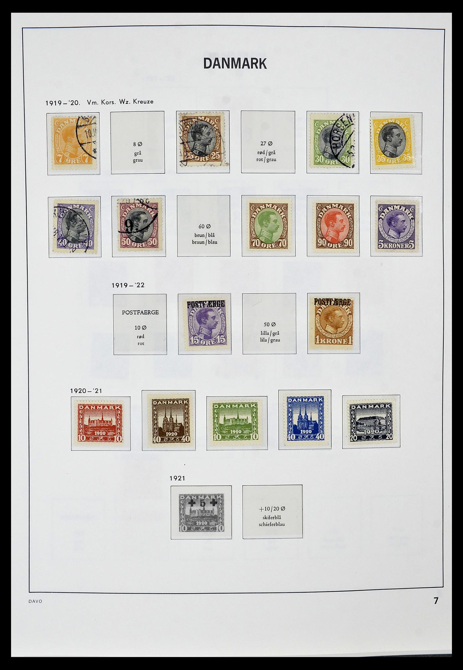 34448 006 - Postzegelverzameling 34448 Denemarken 1851-1999.