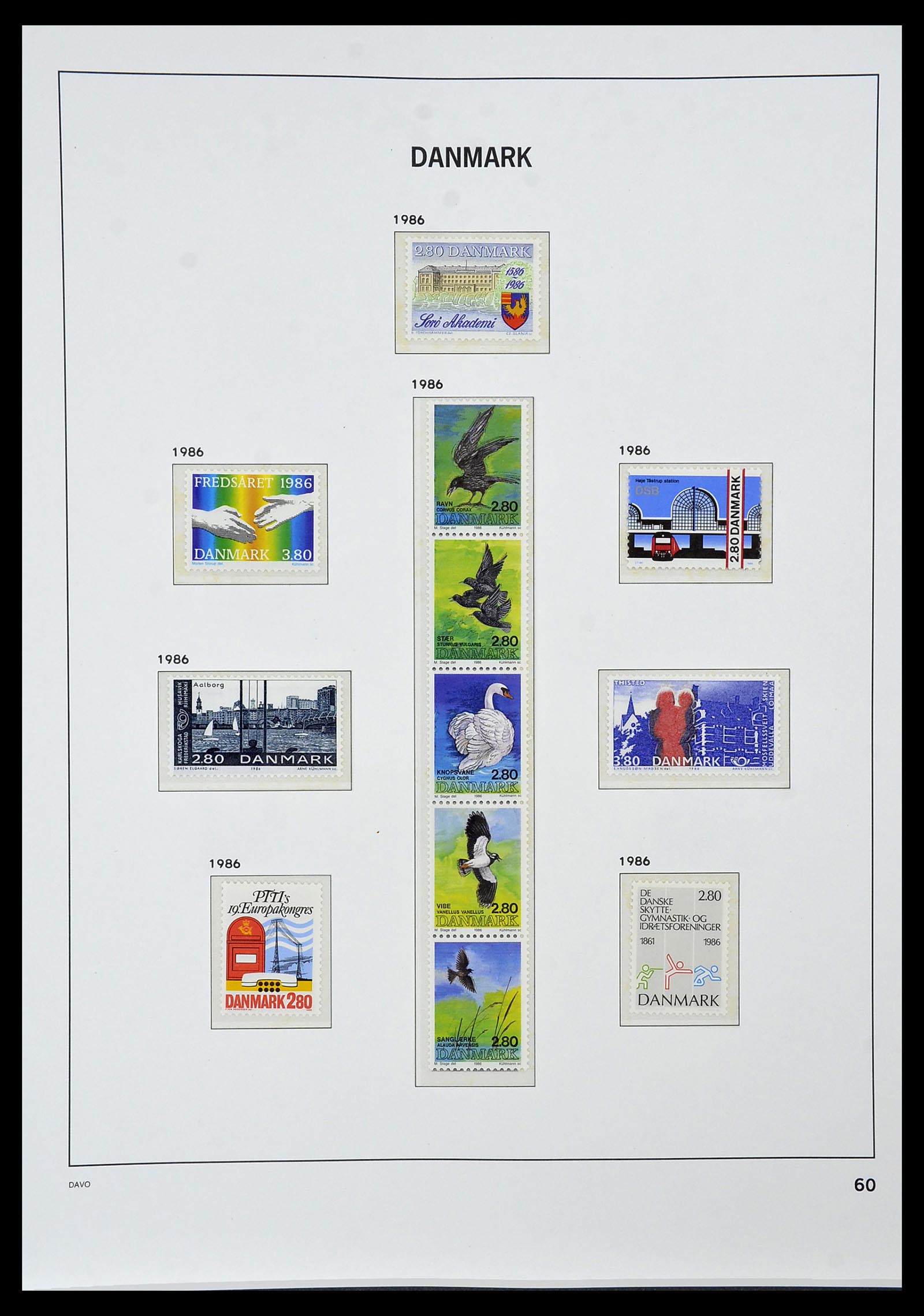 34448 058 - Postzegelverzameling 34448 Denemarken 1851-1999.