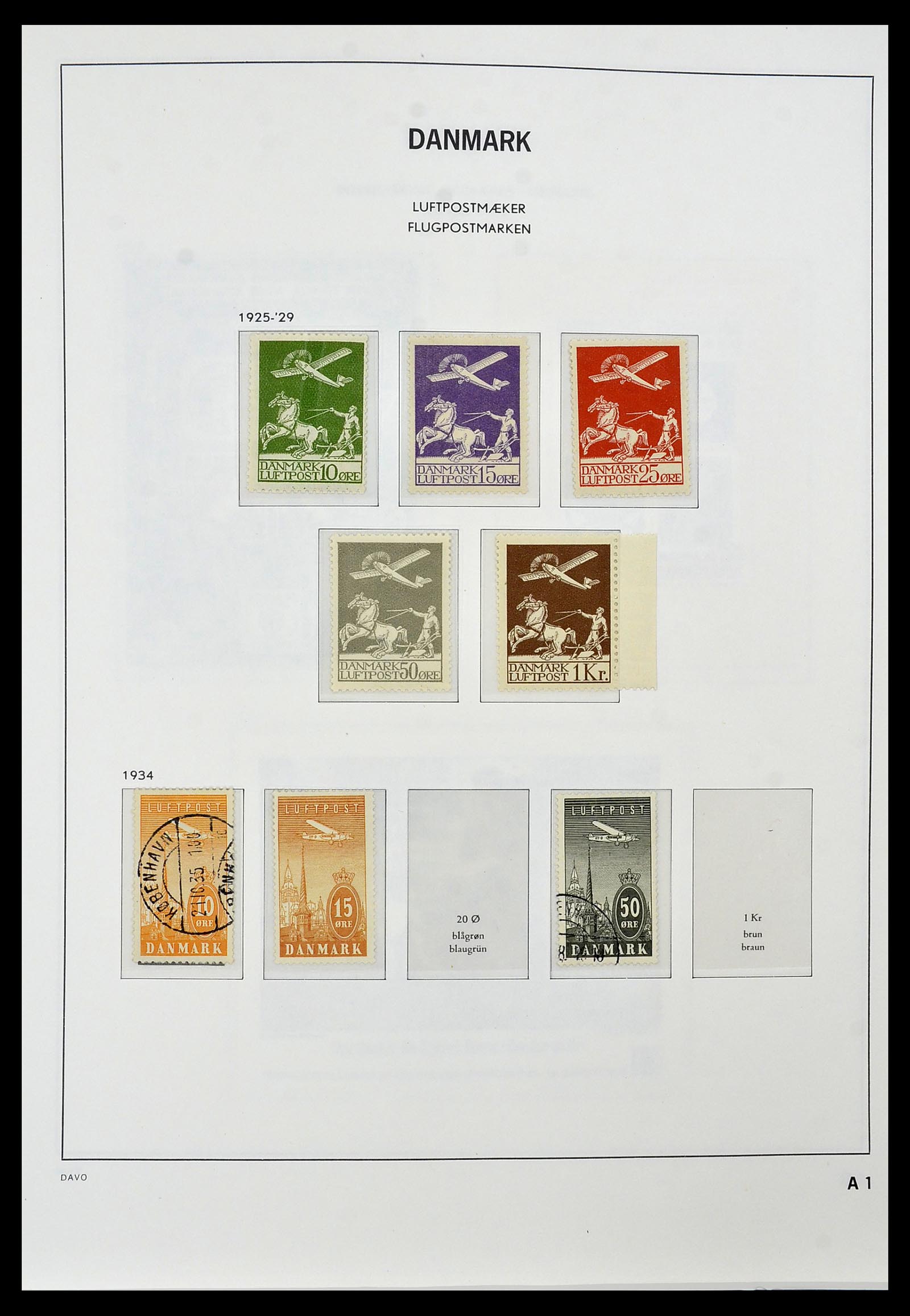 34448 092 - Postzegelverzameling 34448 Denemarken 1851-1999.
