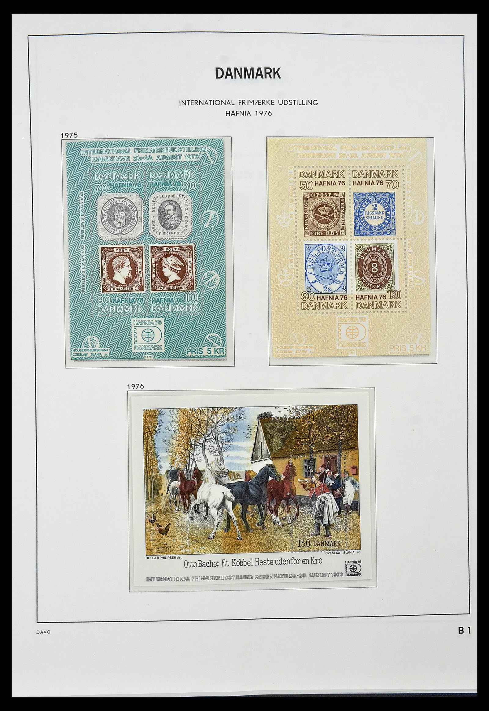 34448 094 - Postzegelverzameling 34448 Denemarken 1851-1999.