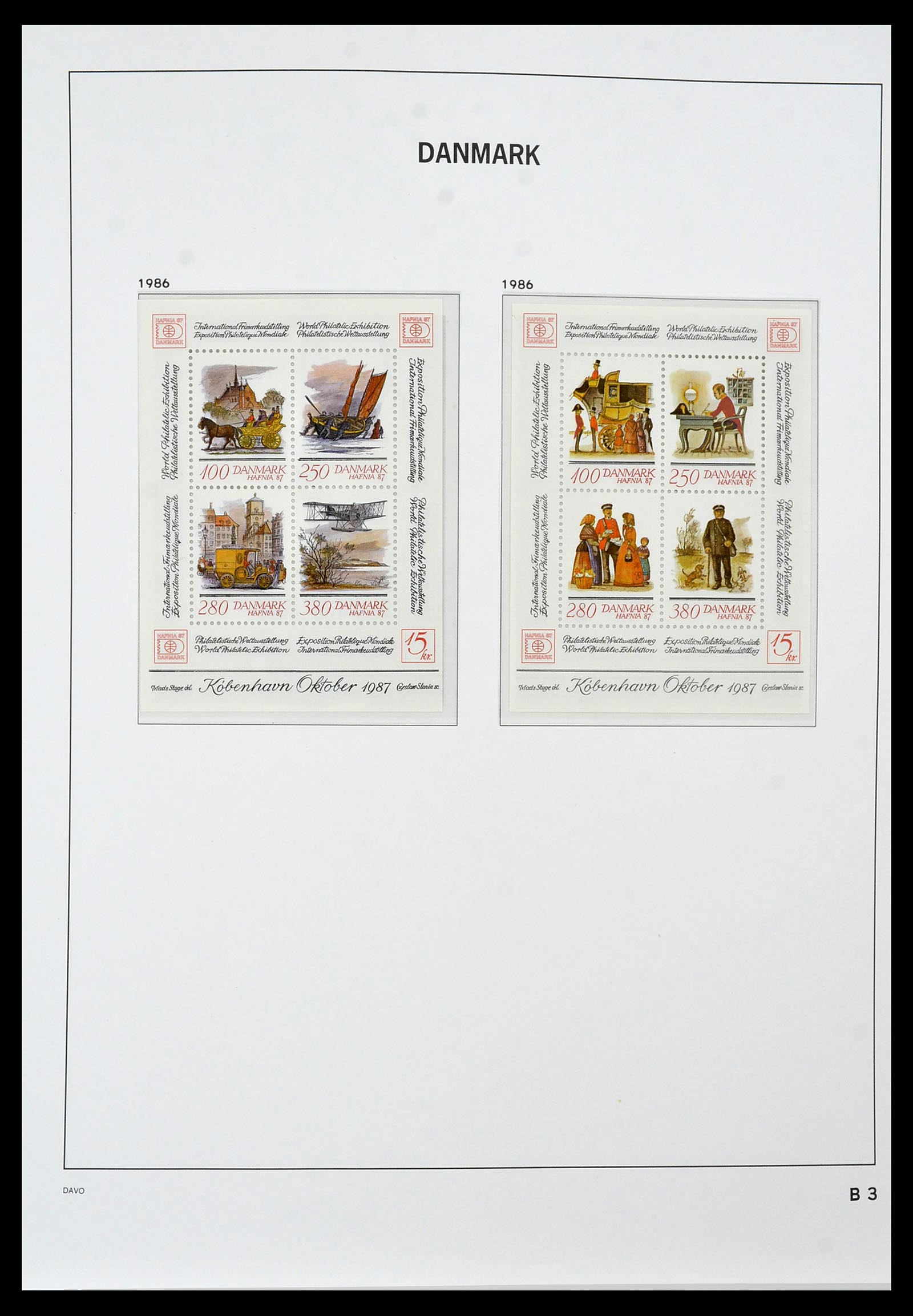 34448 095 - Postzegelverzameling 34448 Denemarken 1851-1999.