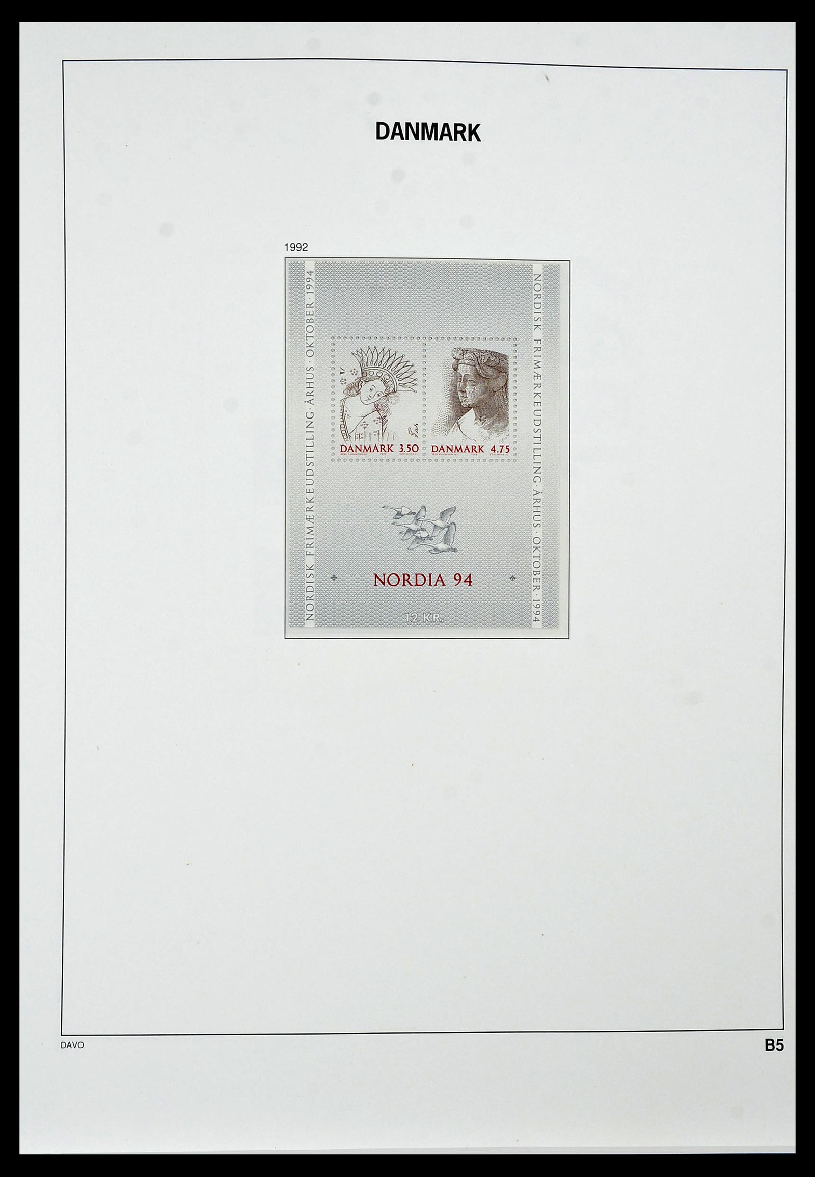 34448 097 - Postzegelverzameling 34448 Denemarken 1851-1999.