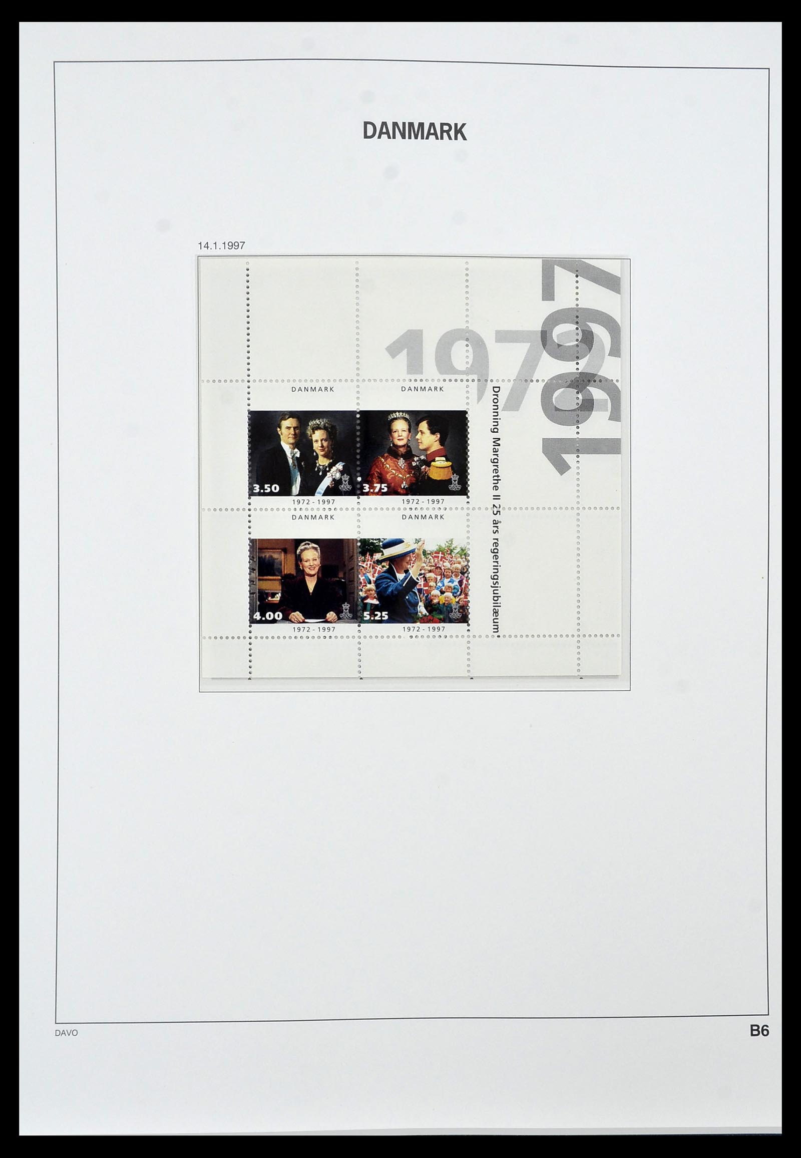 34448 098 - Postzegelverzameling 34448 Denemarken 1851-1999.