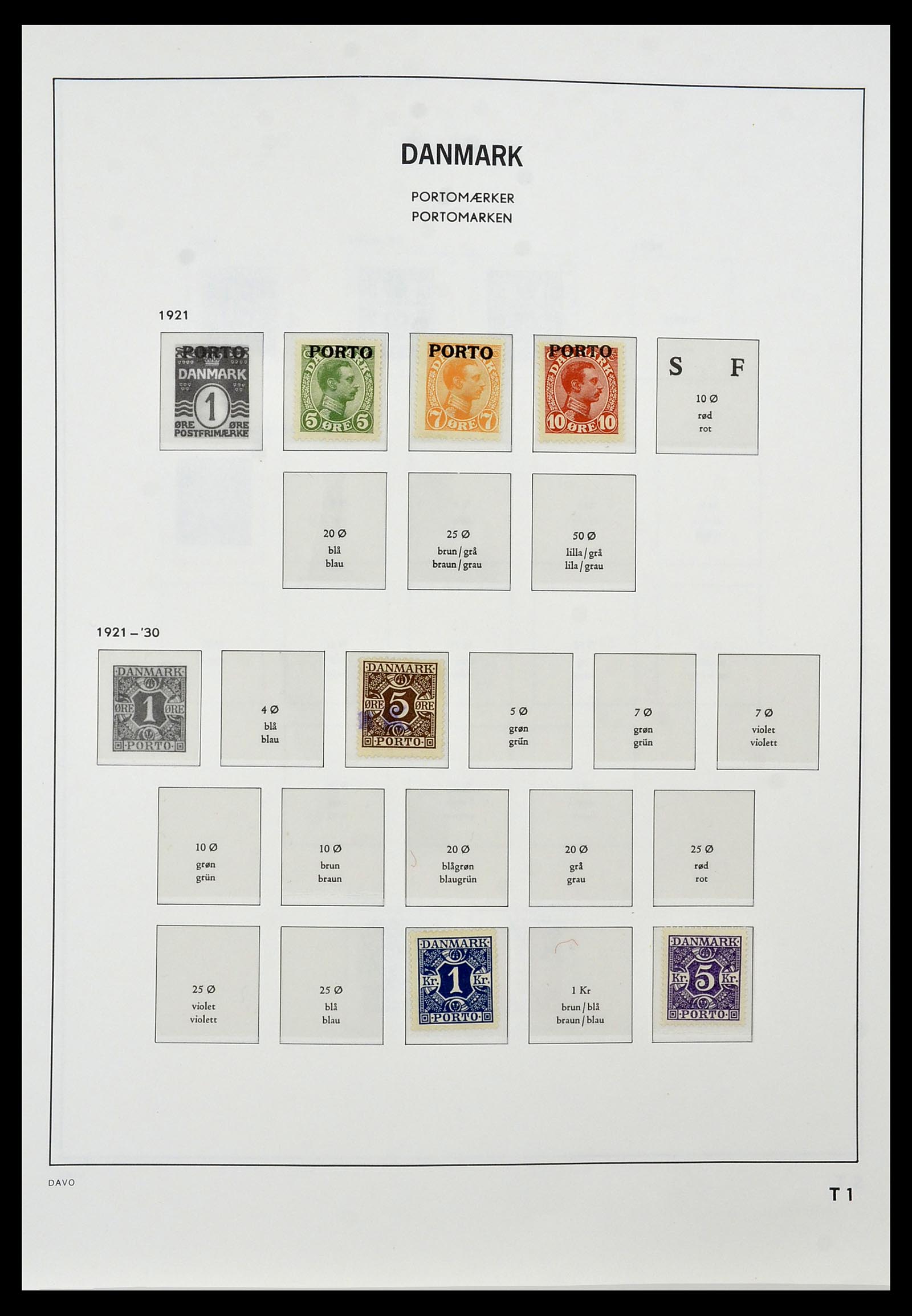 34448 105 - Postzegelverzameling 34448 Denemarken 1851-1999.