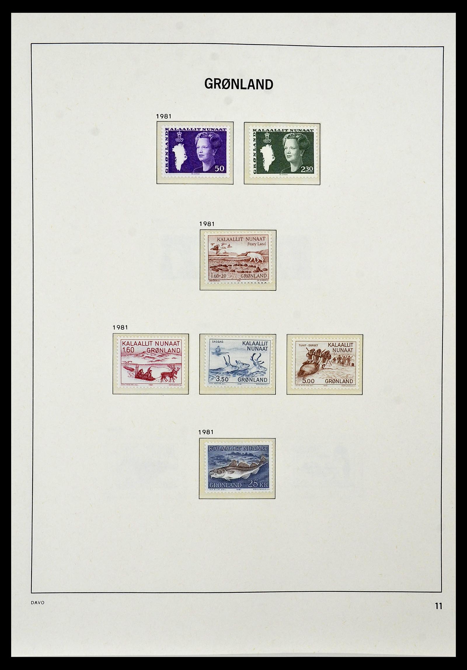 34448 117 - Postzegelverzameling 34448 Denemarken 1851-1999.