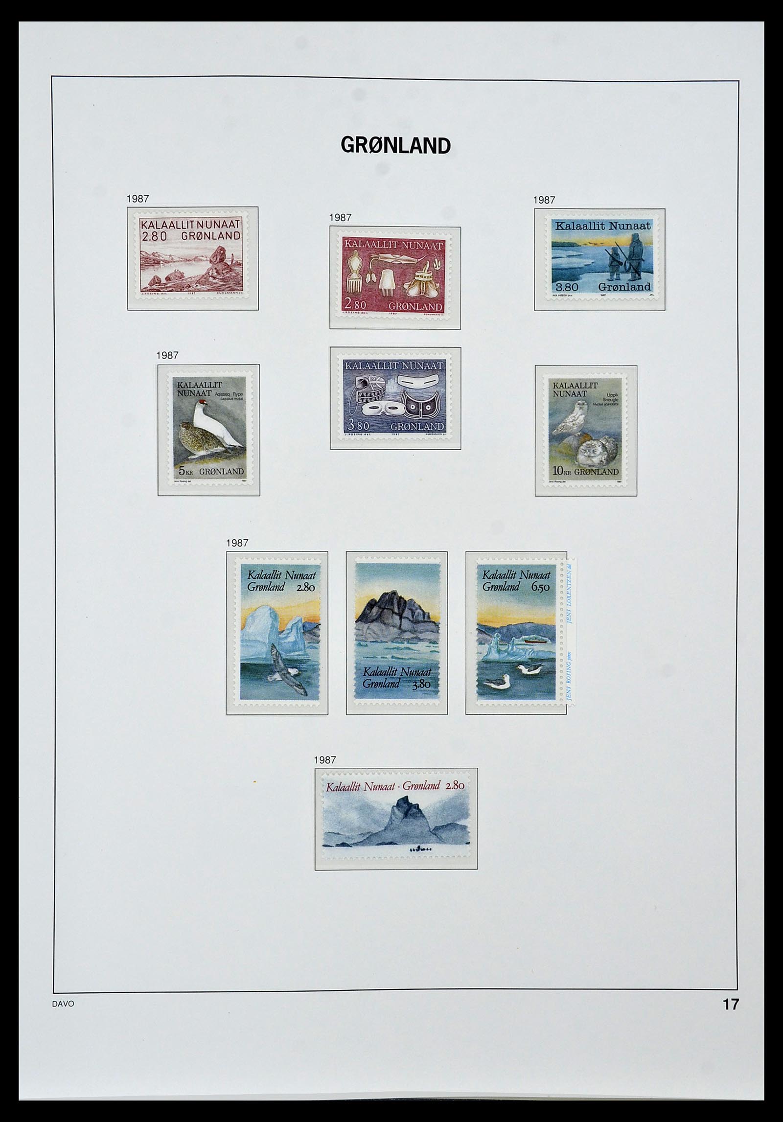 34448 123 - Postzegelverzameling 34448 Denemarken 1851-1999.