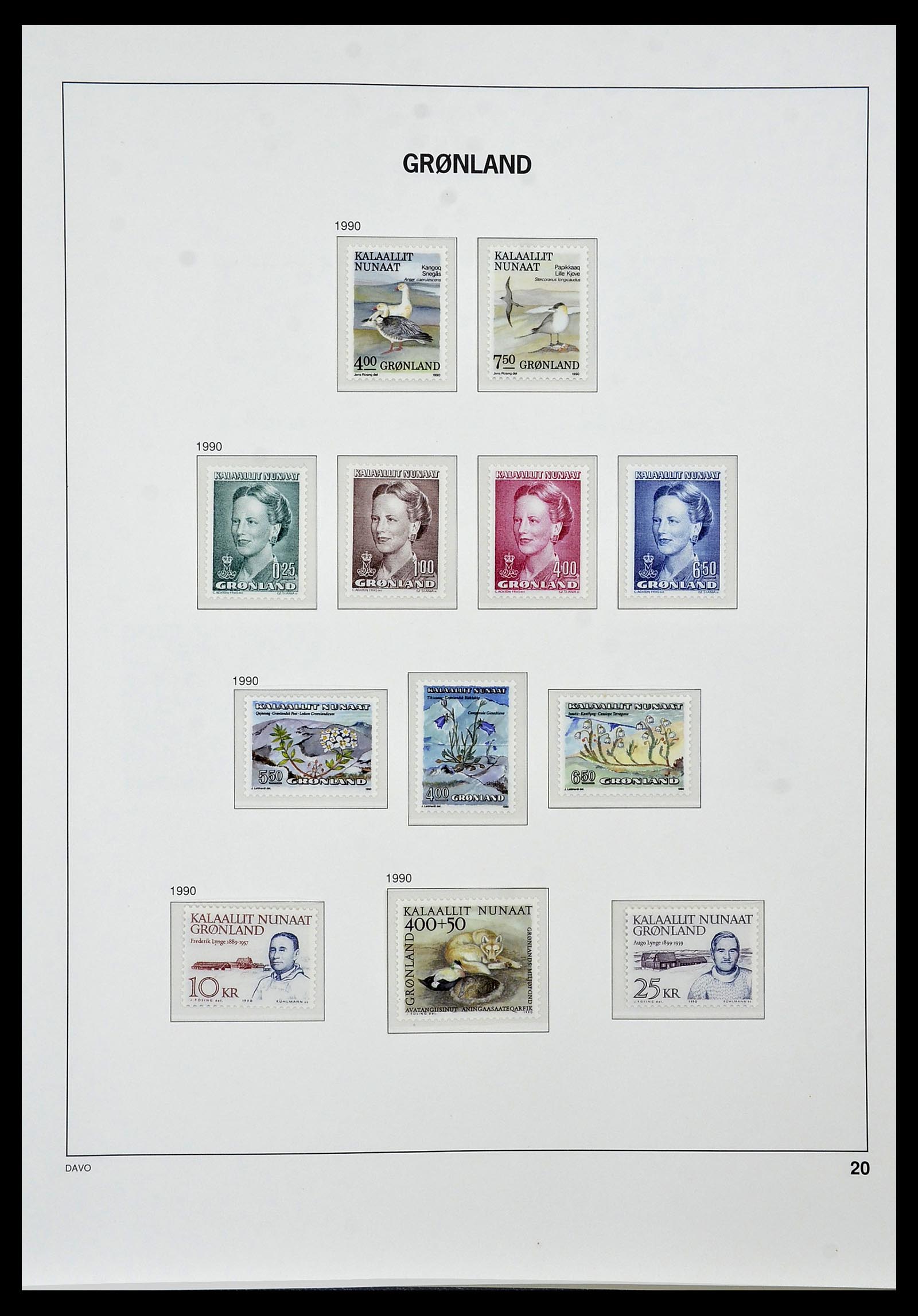 34448 126 - Postzegelverzameling 34448 Denemarken 1851-1999.