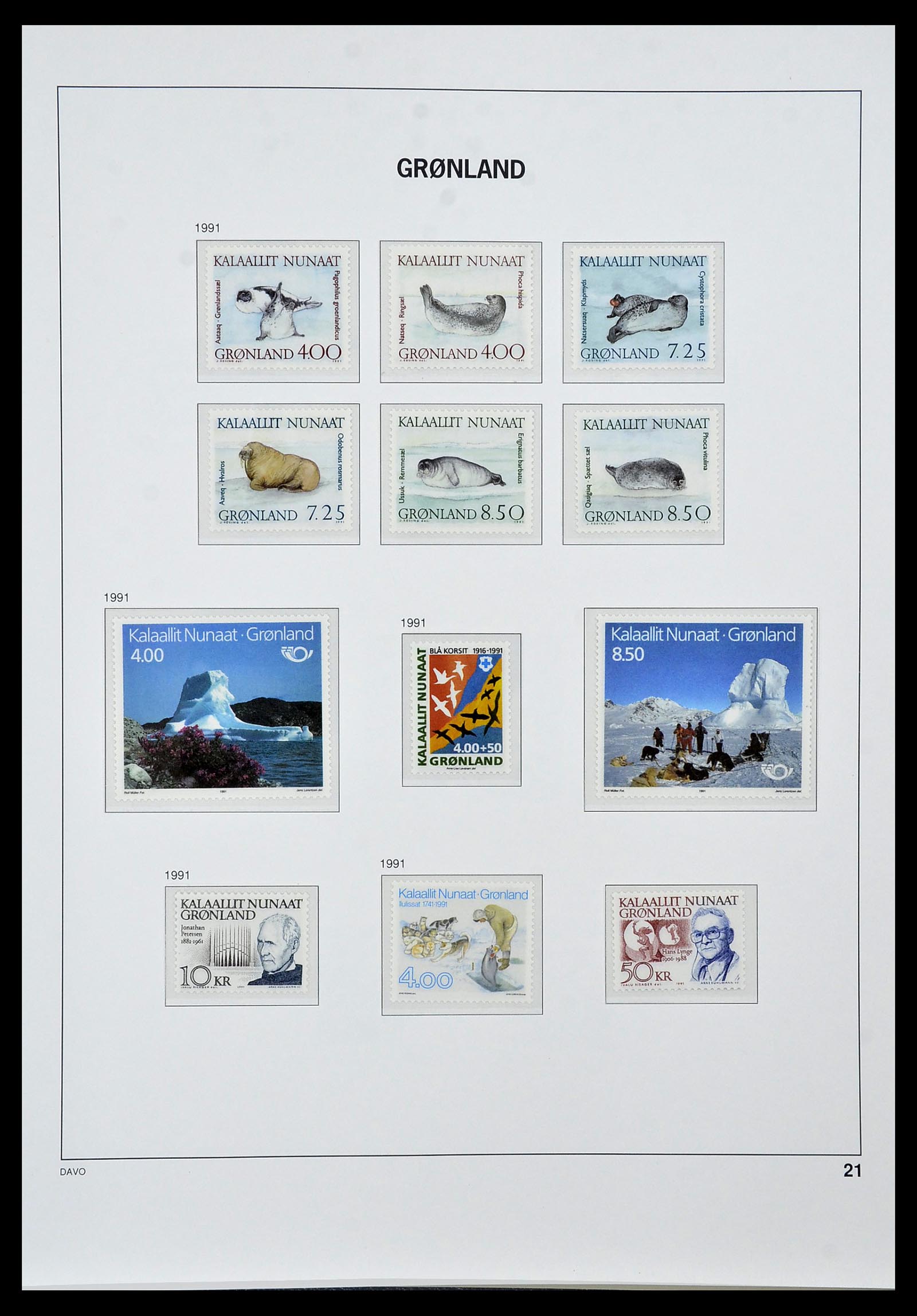34448 127 - Stamp Collection 34448 Denmark 1851-1999.