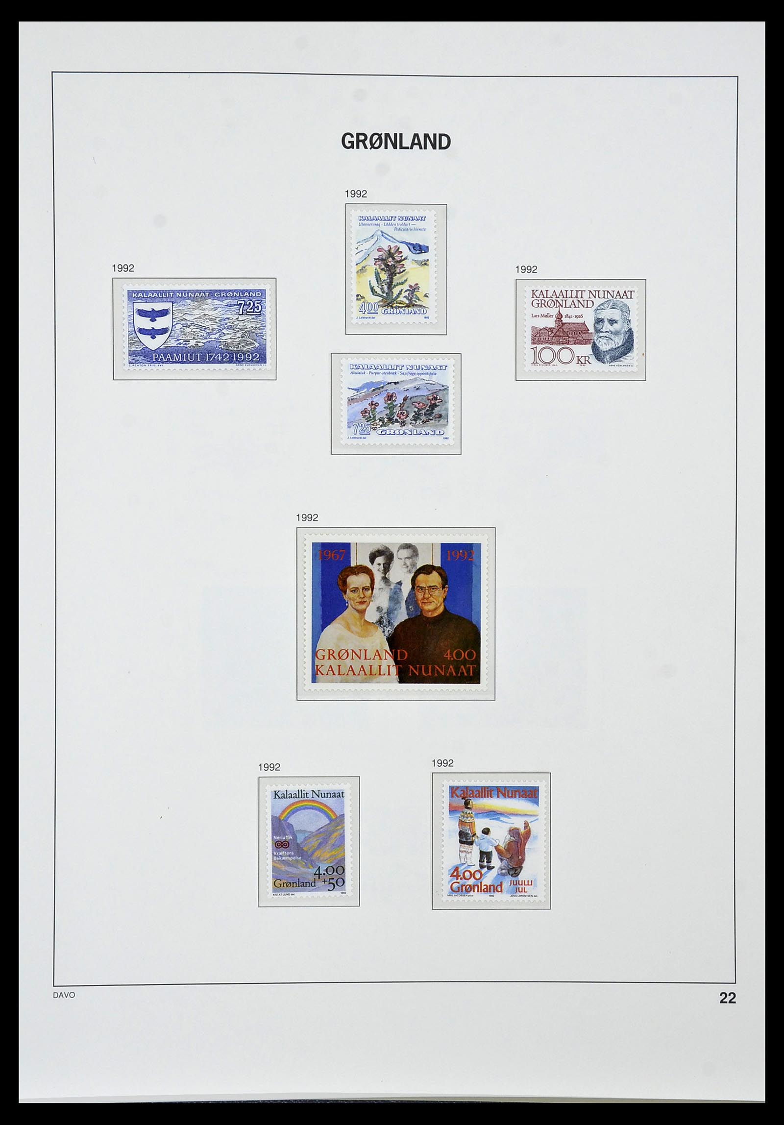 34448 128 - Postzegelverzameling 34448 Denemarken 1851-1999.