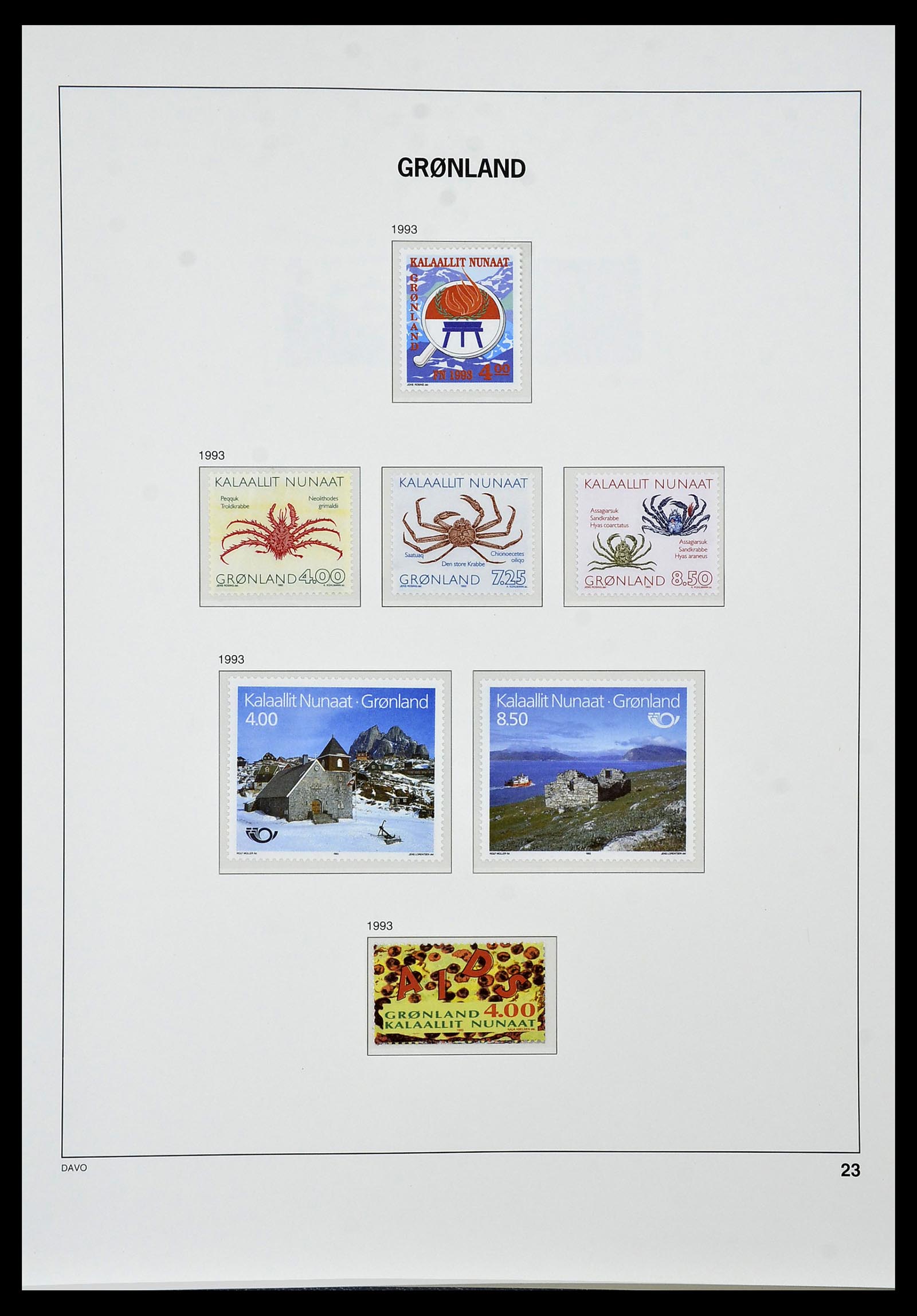 34448 129 - Postzegelverzameling 34448 Denemarken 1851-1999.