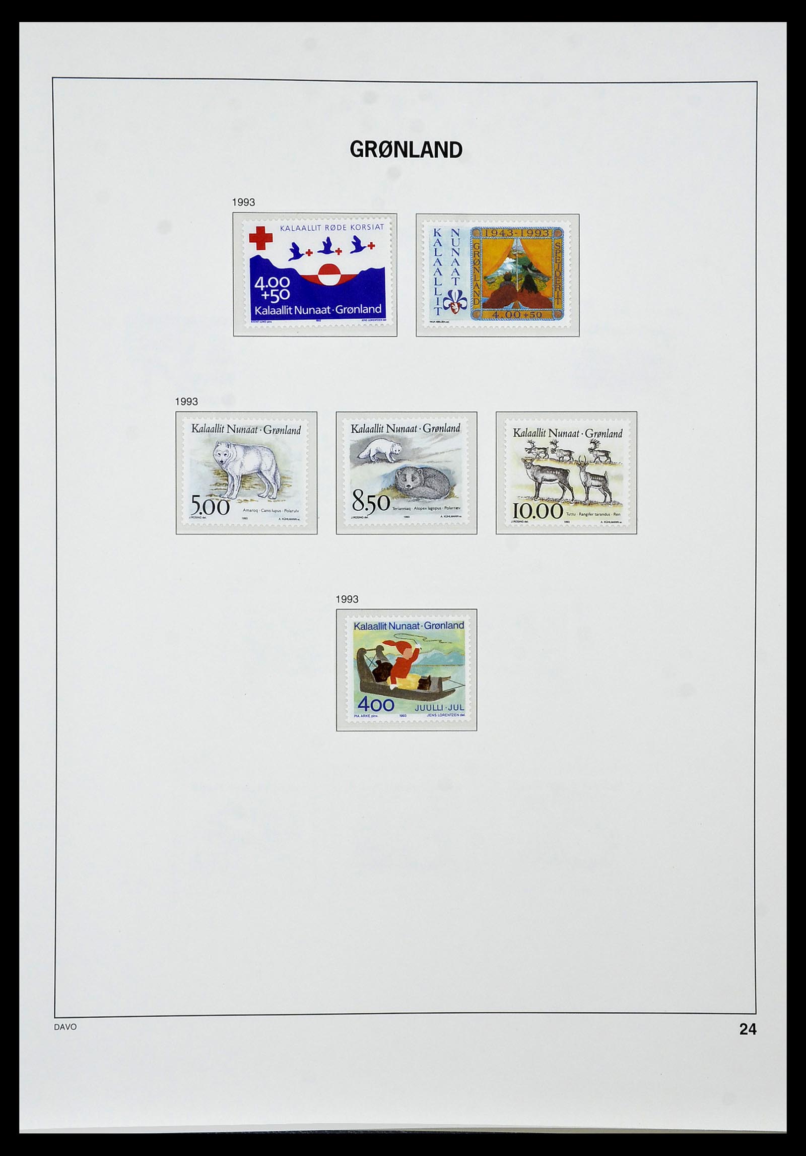 34448 130 - Postzegelverzameling 34448 Denemarken 1851-1999.