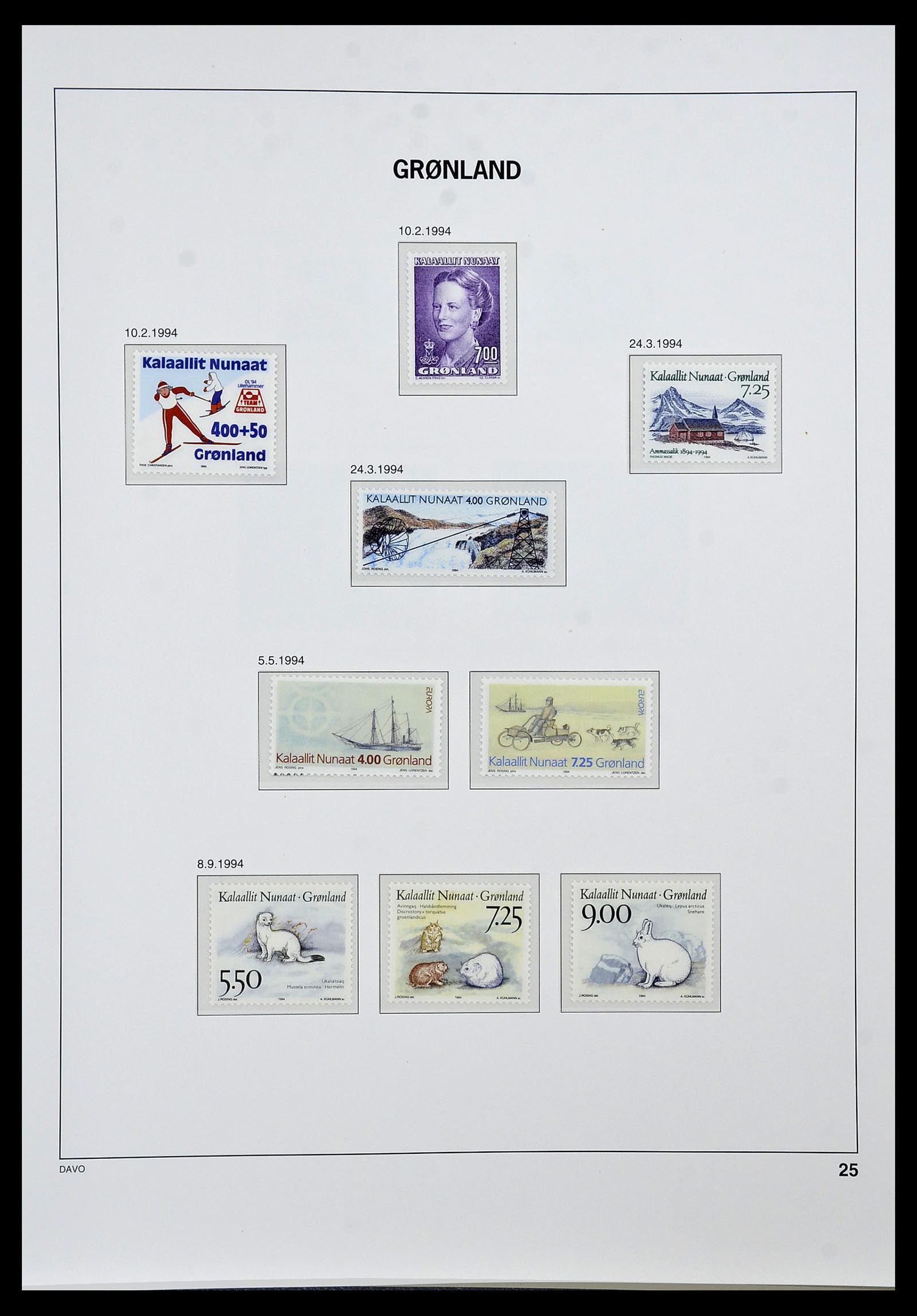 34448 131 - Stamp Collection 34448 Denmark 1851-1999.