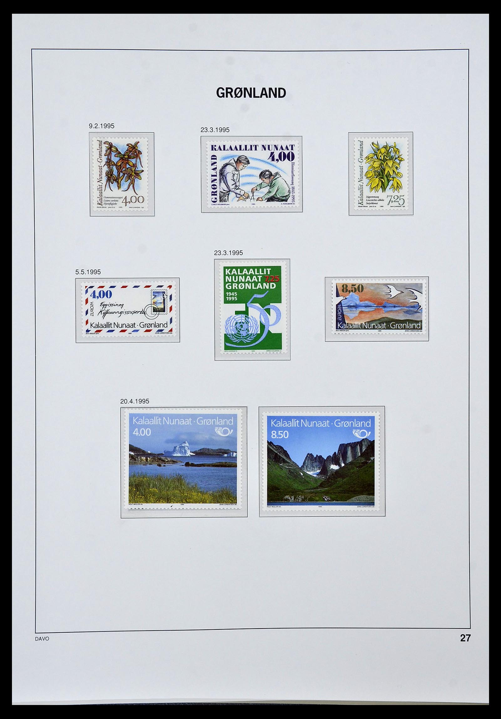 34448 133 - Postzegelverzameling 34448 Denemarken 1851-1999.