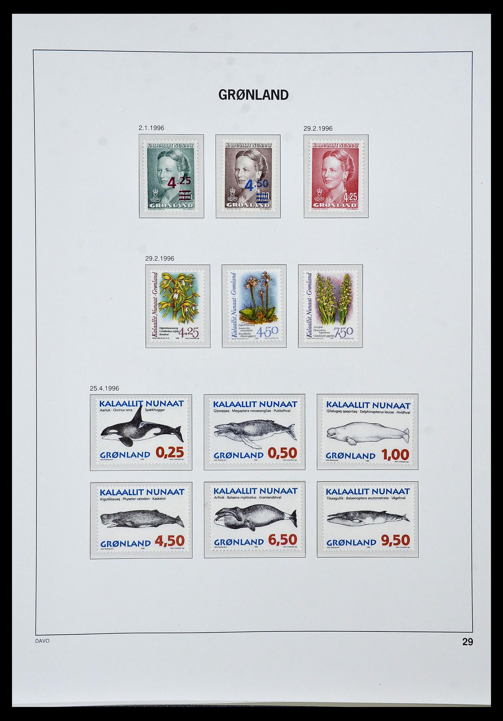 34448 135 - Postzegelverzameling 34448 Denemarken 1851-1999.