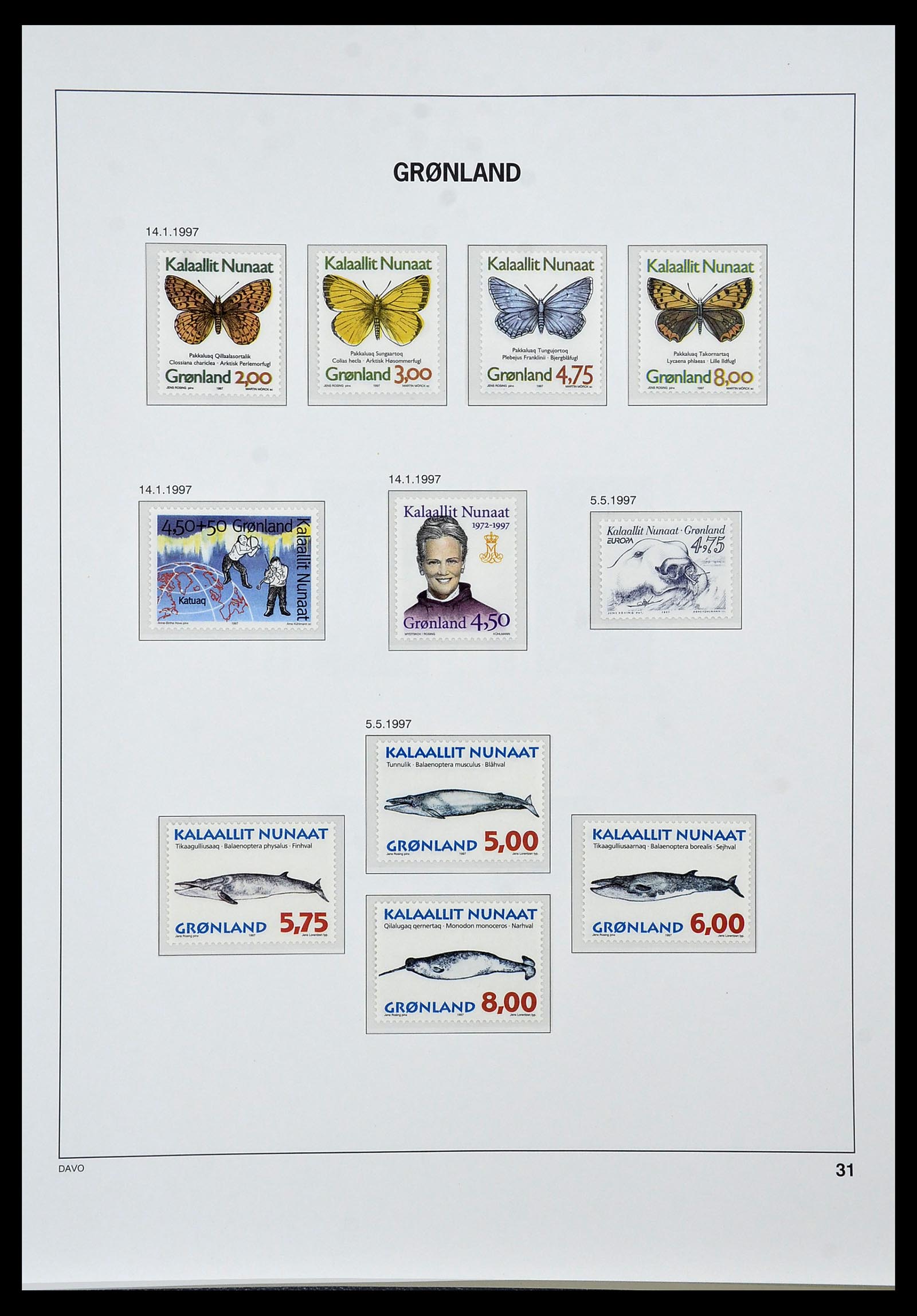 34448 137 - Postzegelverzameling 34448 Denemarken 1851-1999.