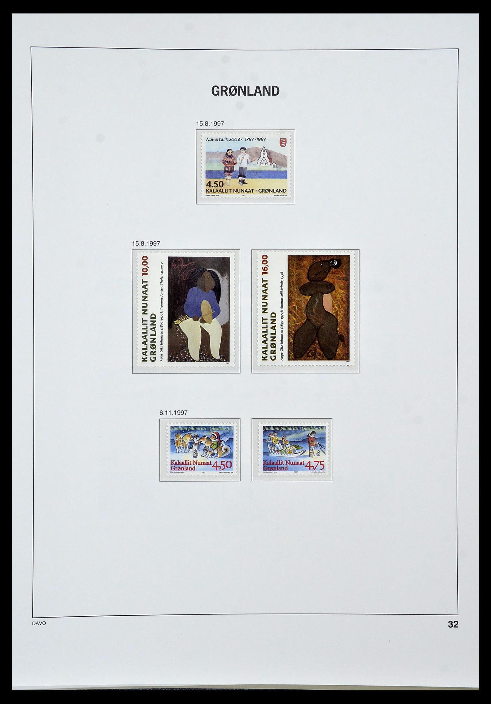 34448 138 - Postzegelverzameling 34448 Denemarken 1851-1999.