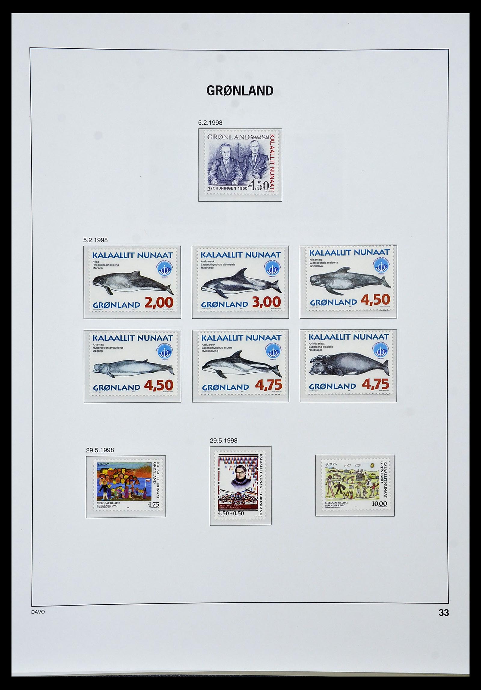 34448 139 - Postzegelverzameling 34448 Denemarken 1851-1999.