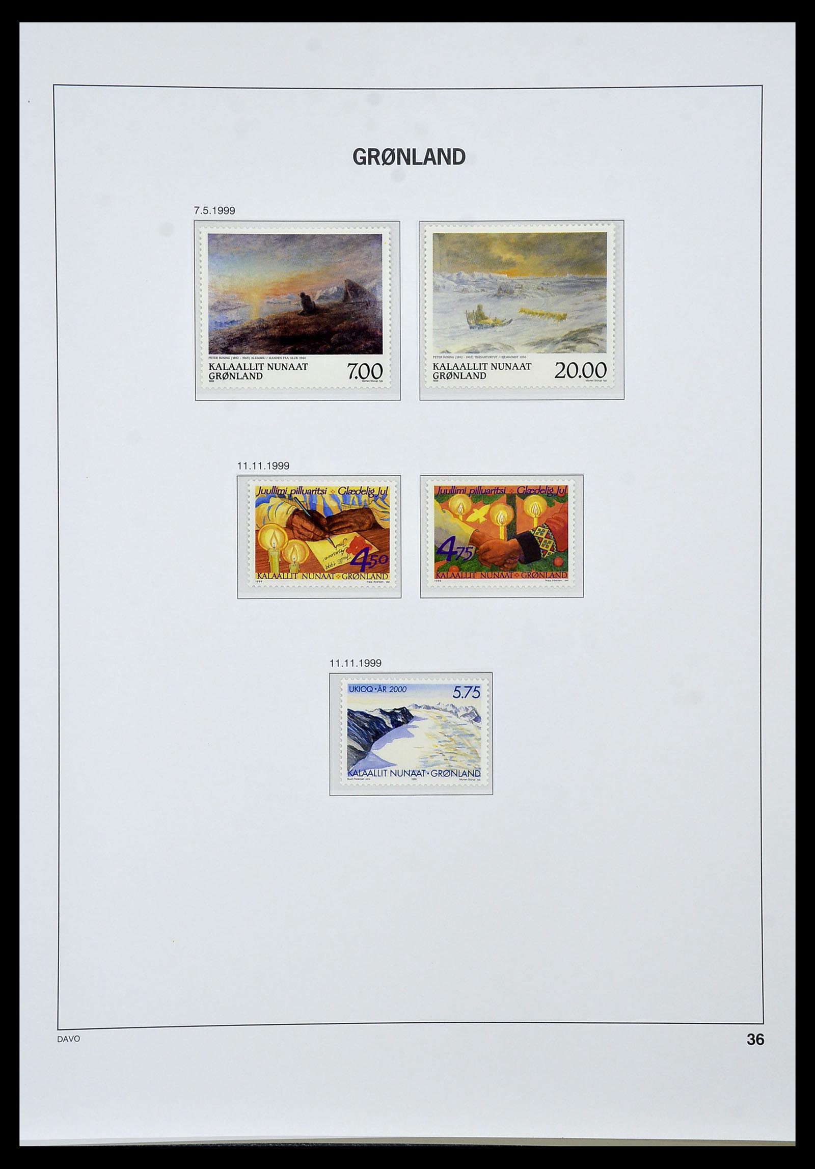 34448 142 - Postzegelverzameling 34448 Denemarken 1851-1999.