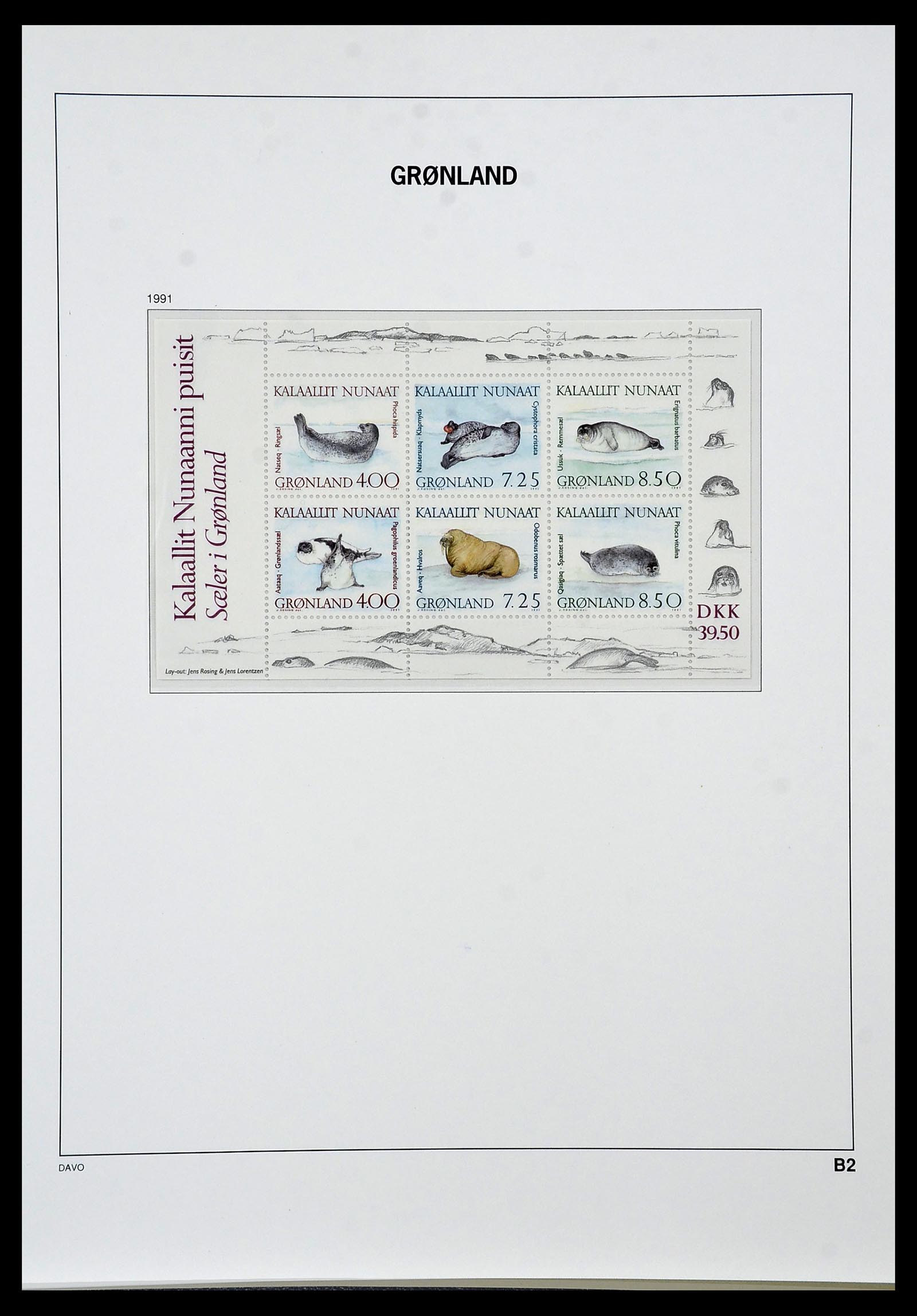 34448 144 - Postzegelverzameling 34448 Denemarken 1851-1999.