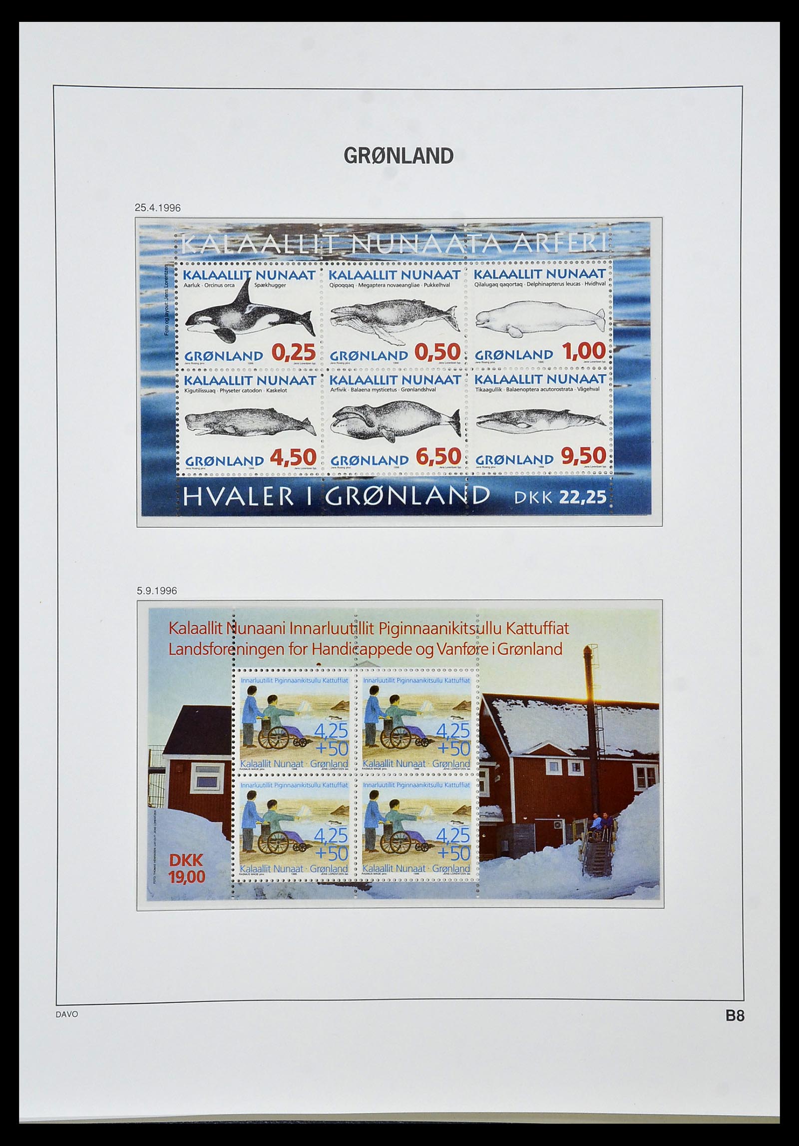 34448 150 - Postzegelverzameling 34448 Denemarken 1851-1999.