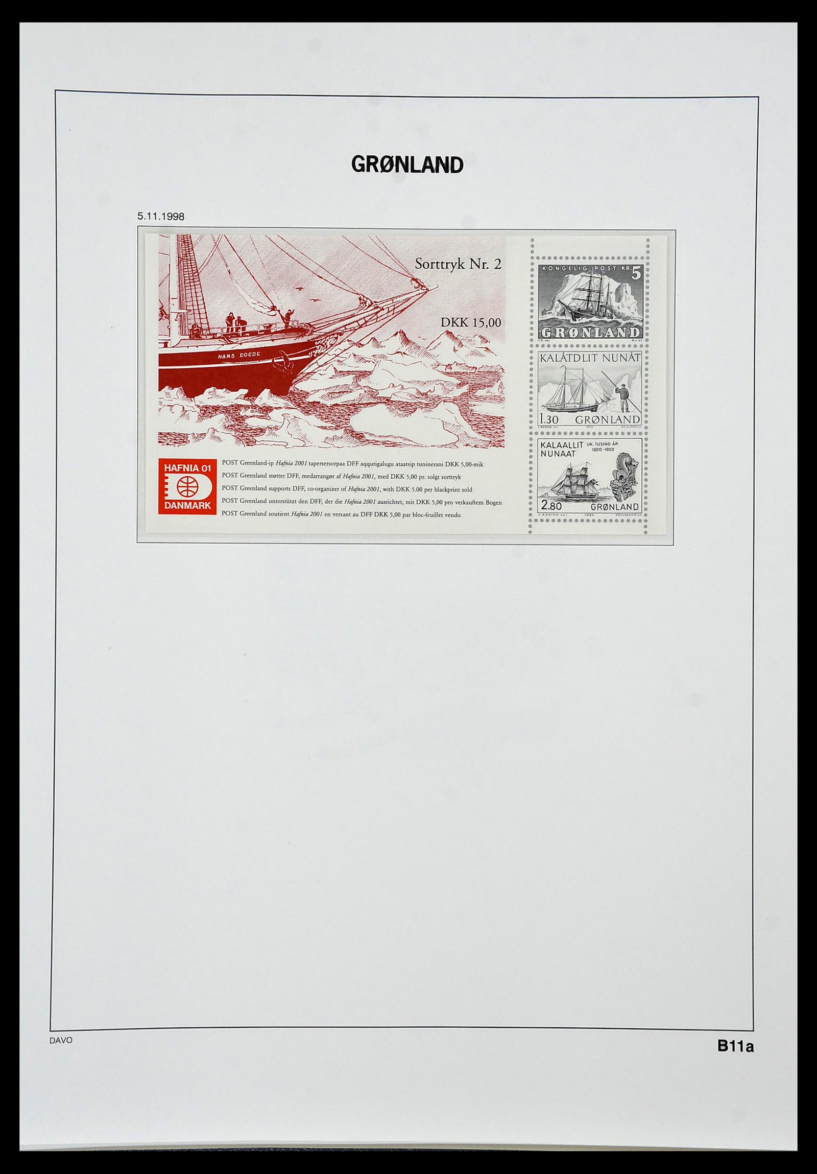 34448 155 - Postzegelverzameling 34448 Denemarken 1851-1999.