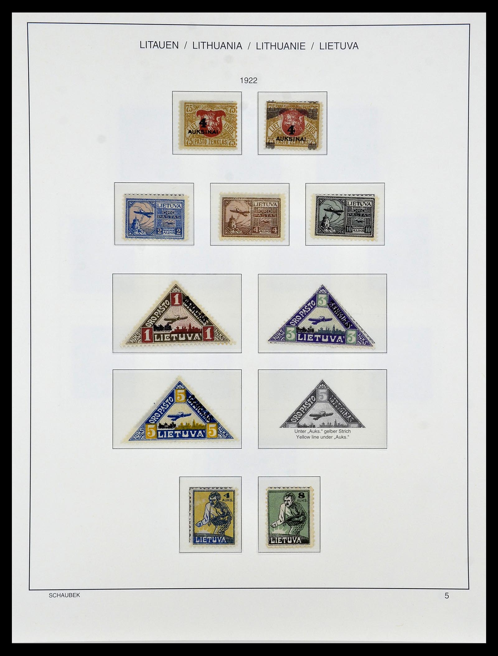 34449 008 - Postzegelverzameling 34449 Litouwen 1919-1940.