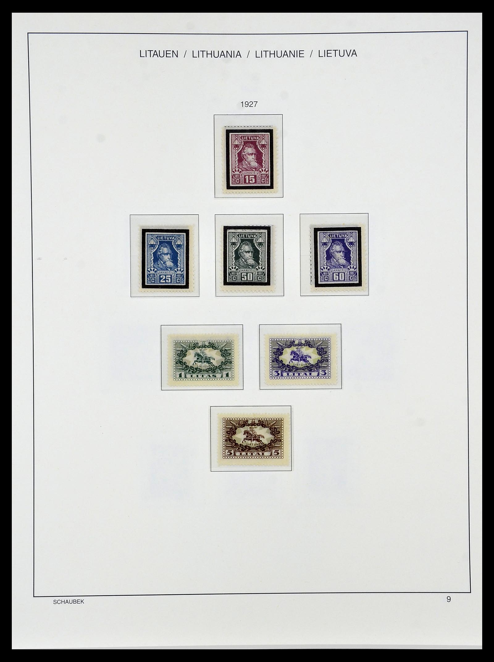 34449 020 - Postzegelverzameling 34449 Litouwen 1919-1940.