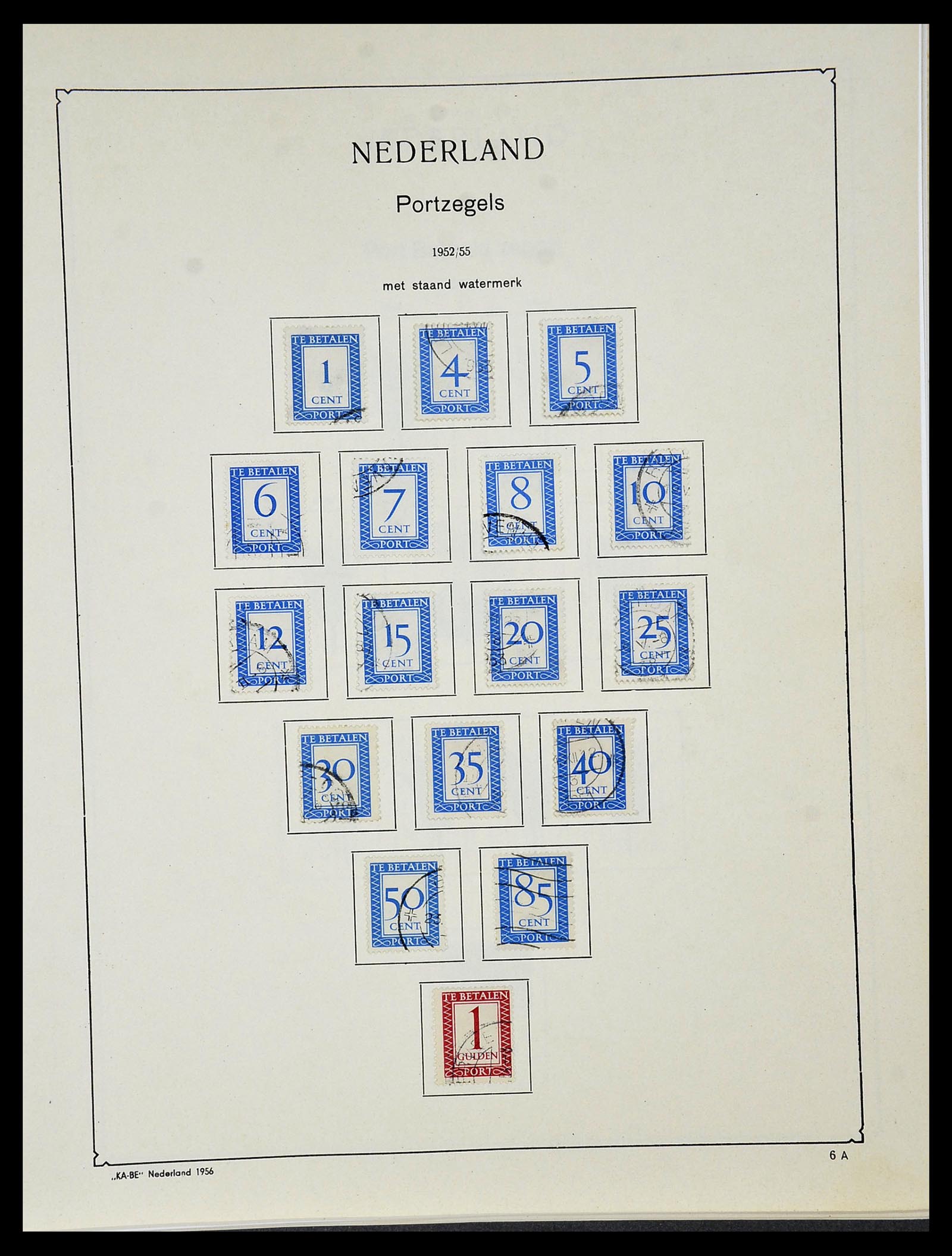 34453 004 - Postzegelverzameling 34453 Nederland 1852-1964.