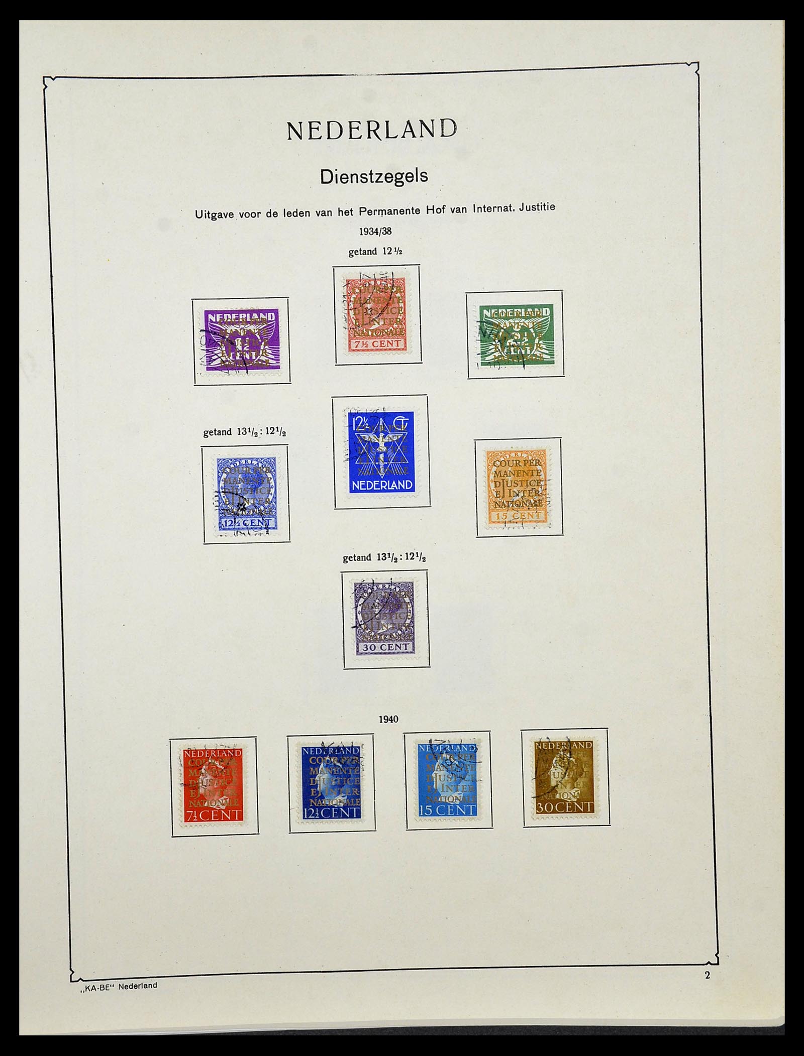34453 008 - Postzegelverzameling 34453 Nederland 1852-1964.