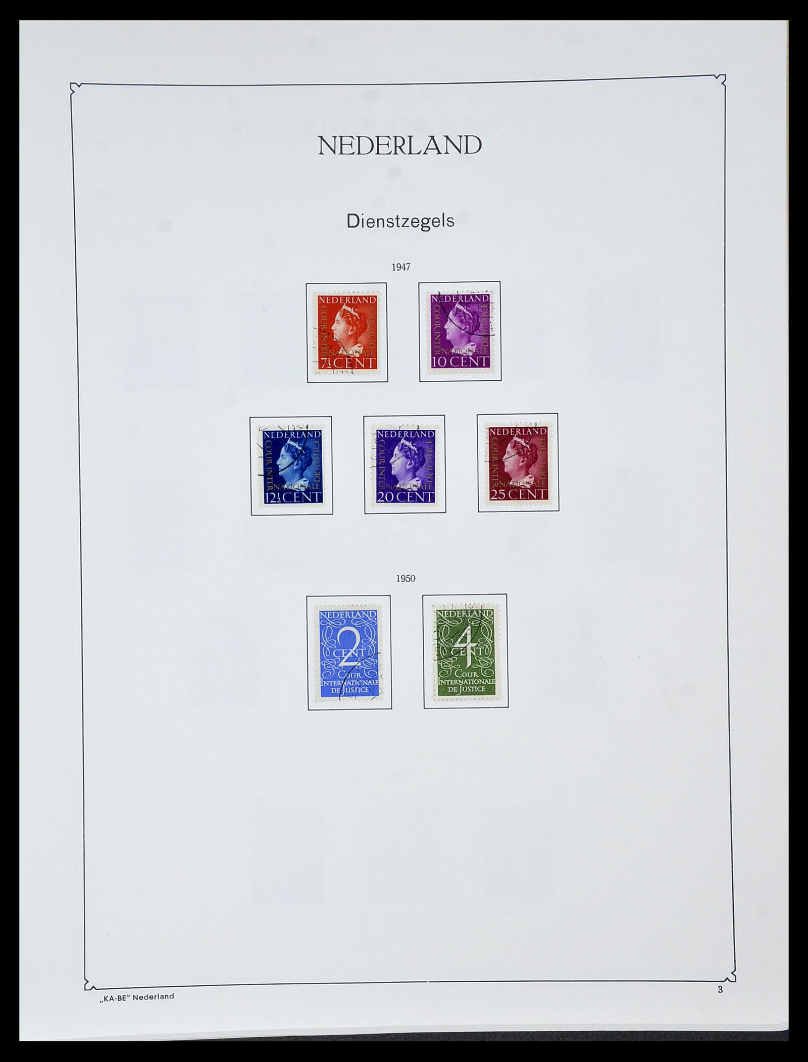 34453 009 - Postzegelverzameling 34453 Nederland 1852-1964.