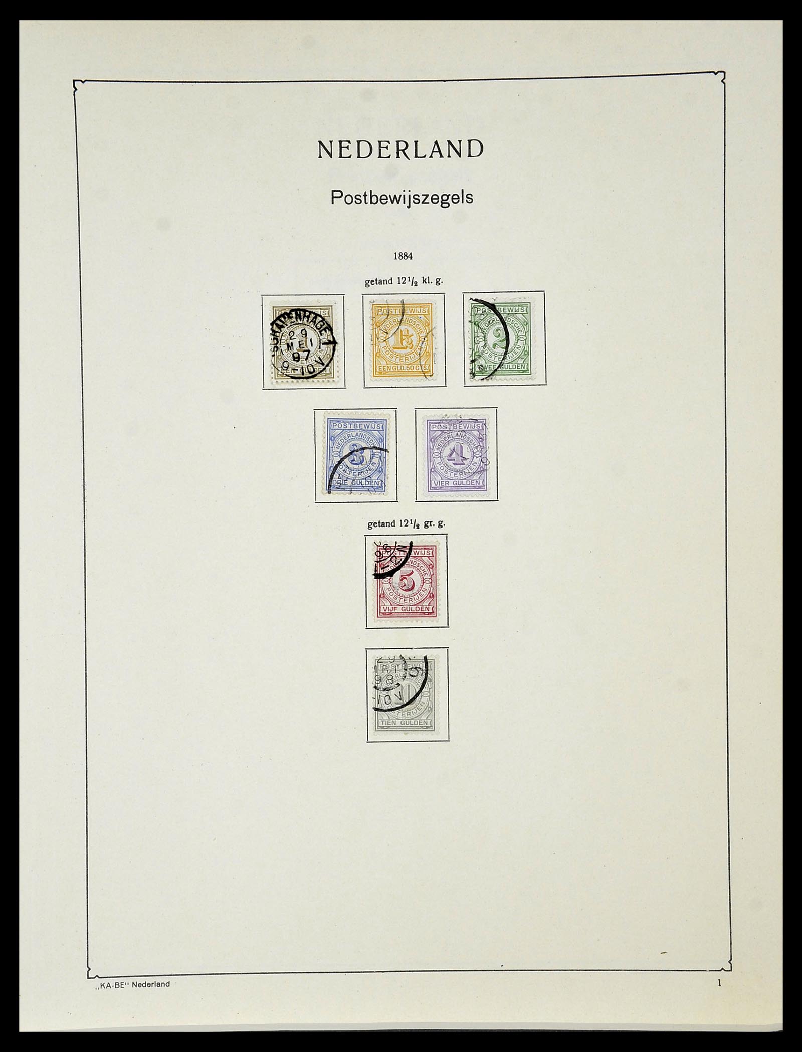 34453 012 - Postzegelverzameling 34453 Nederland 1852-1964.