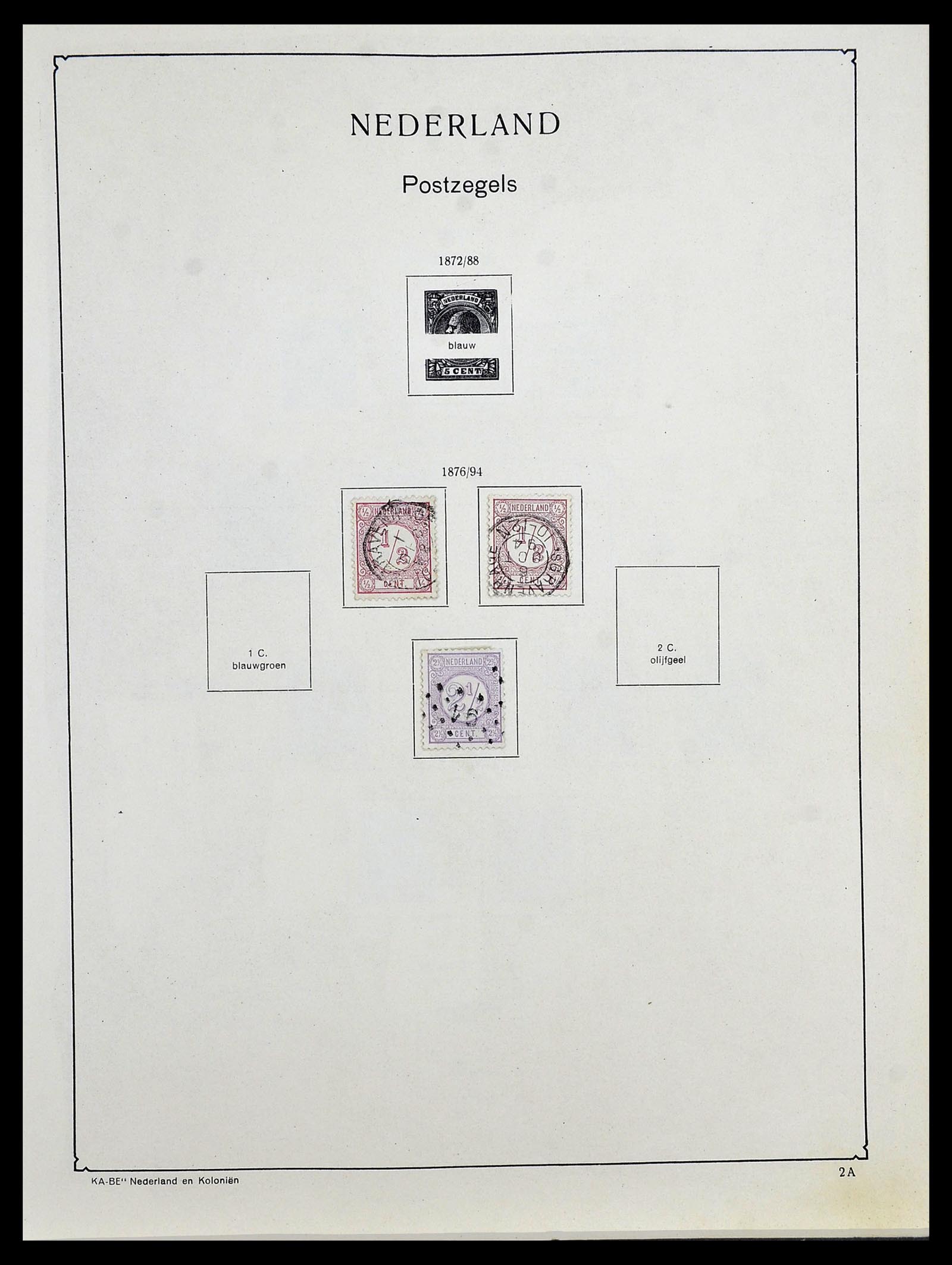 34453 018 - Postzegelverzameling 34453 Nederland 1852-1964.