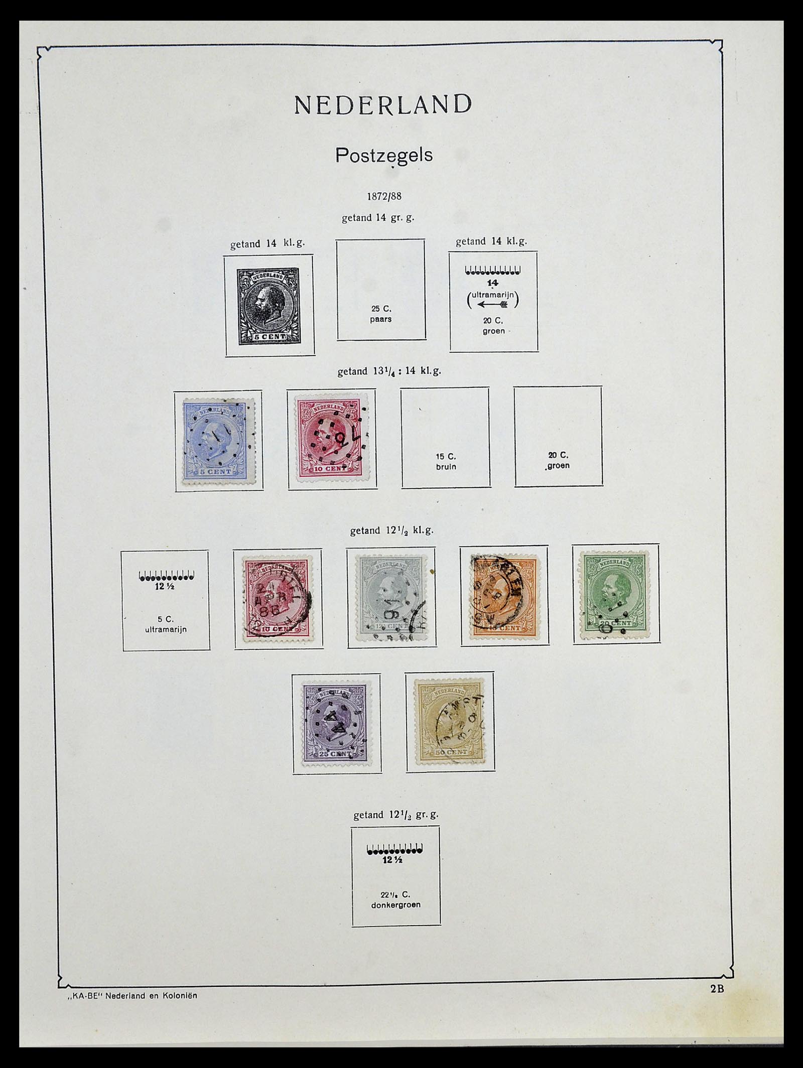 34453 019 - Postzegelverzameling 34453 Nederland 1852-1964.