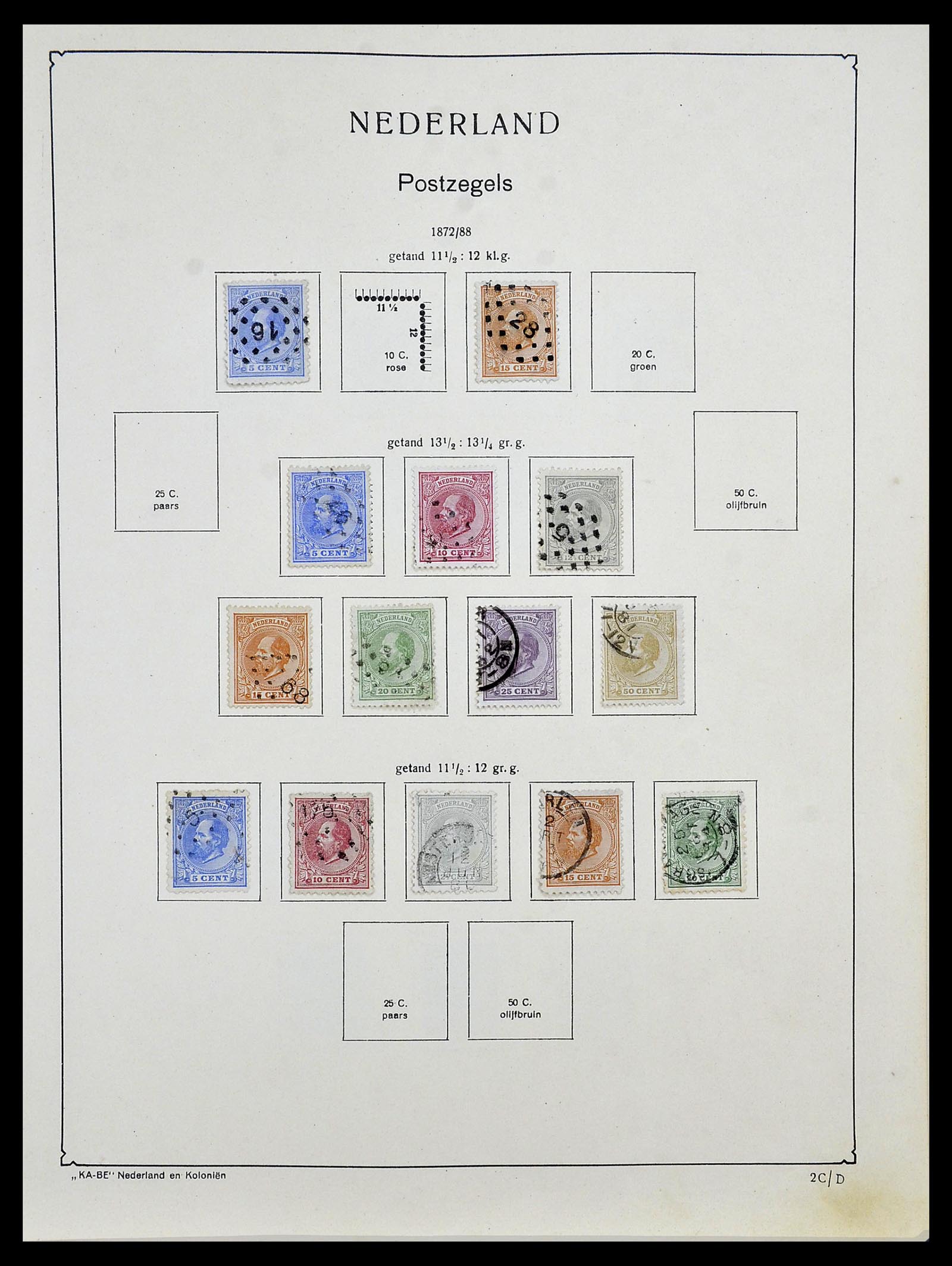 34453 020 - Postzegelverzameling 34453 Nederland 1852-1964.