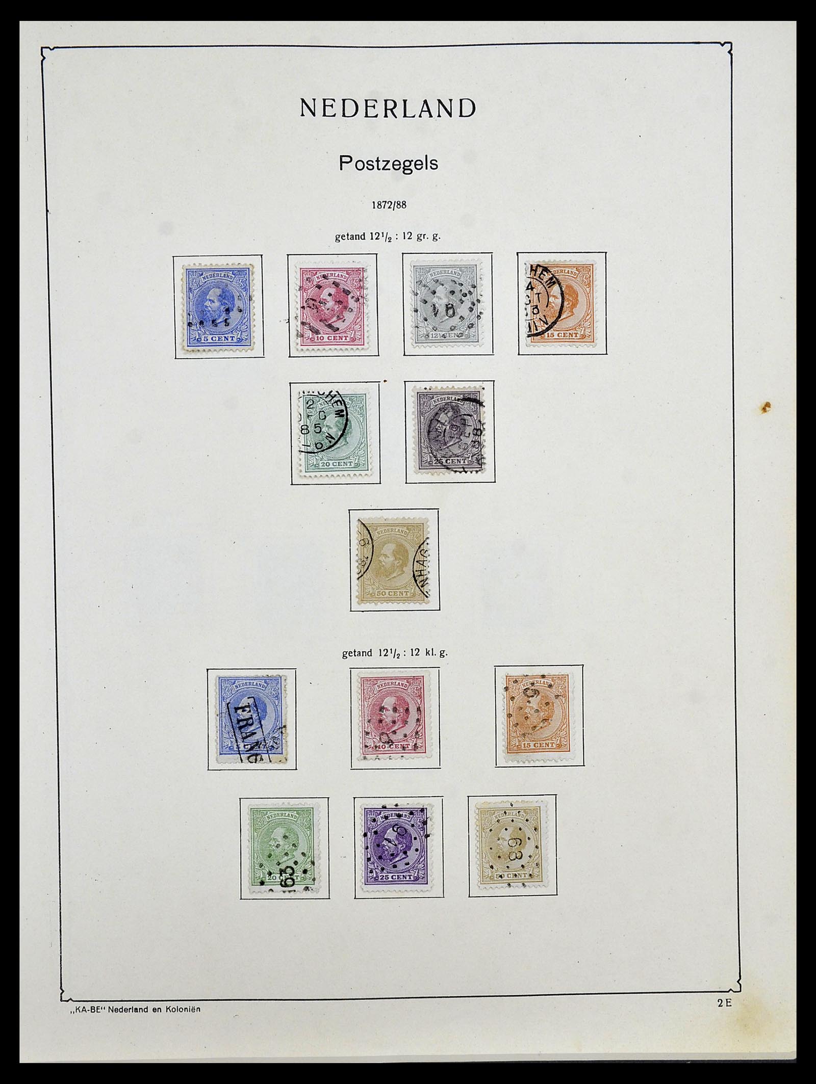 34453 021 - Postzegelverzameling 34453 Nederland 1852-1964.