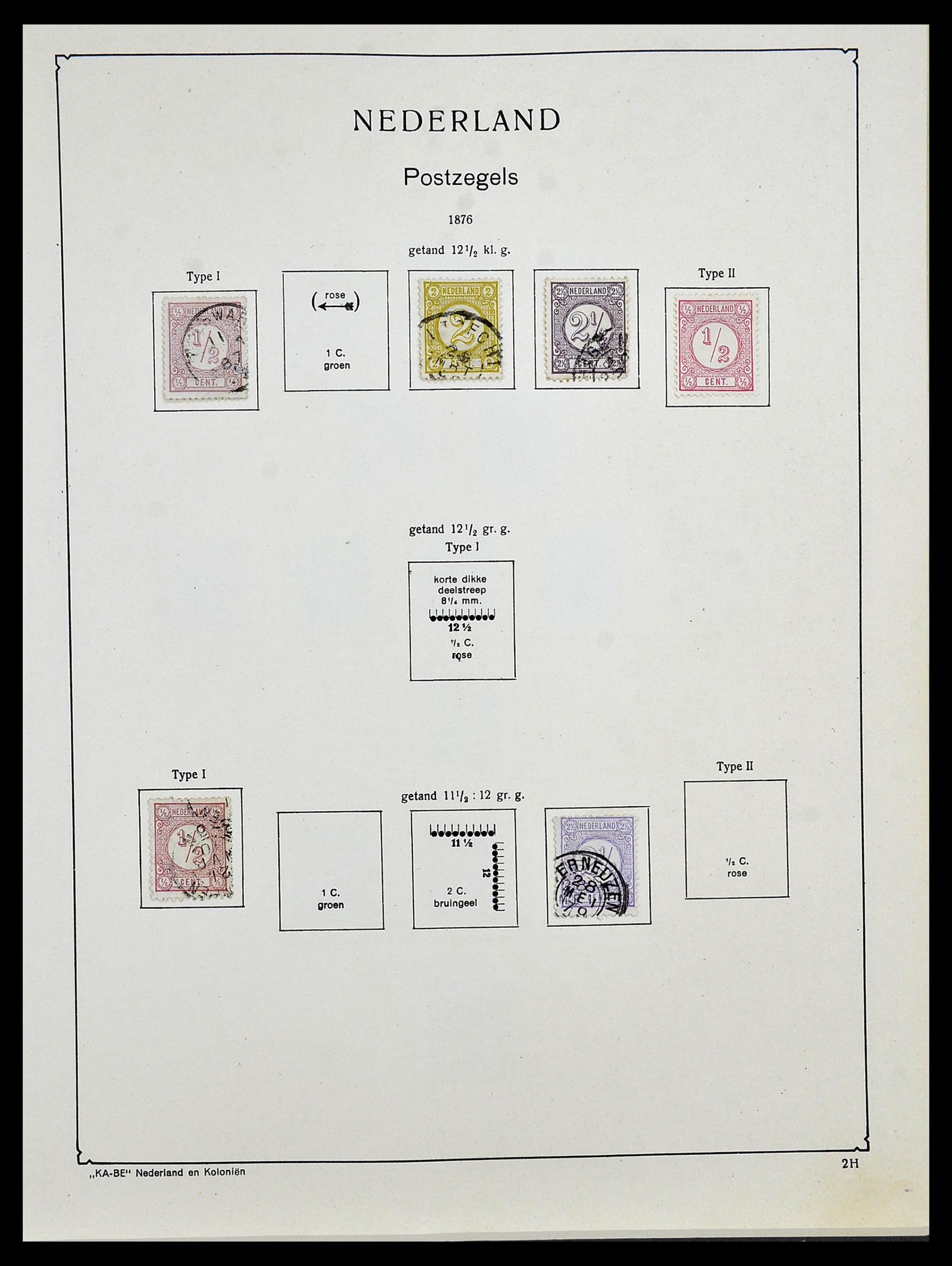 34453 023 - Postzegelverzameling 34453 Nederland 1852-1964.