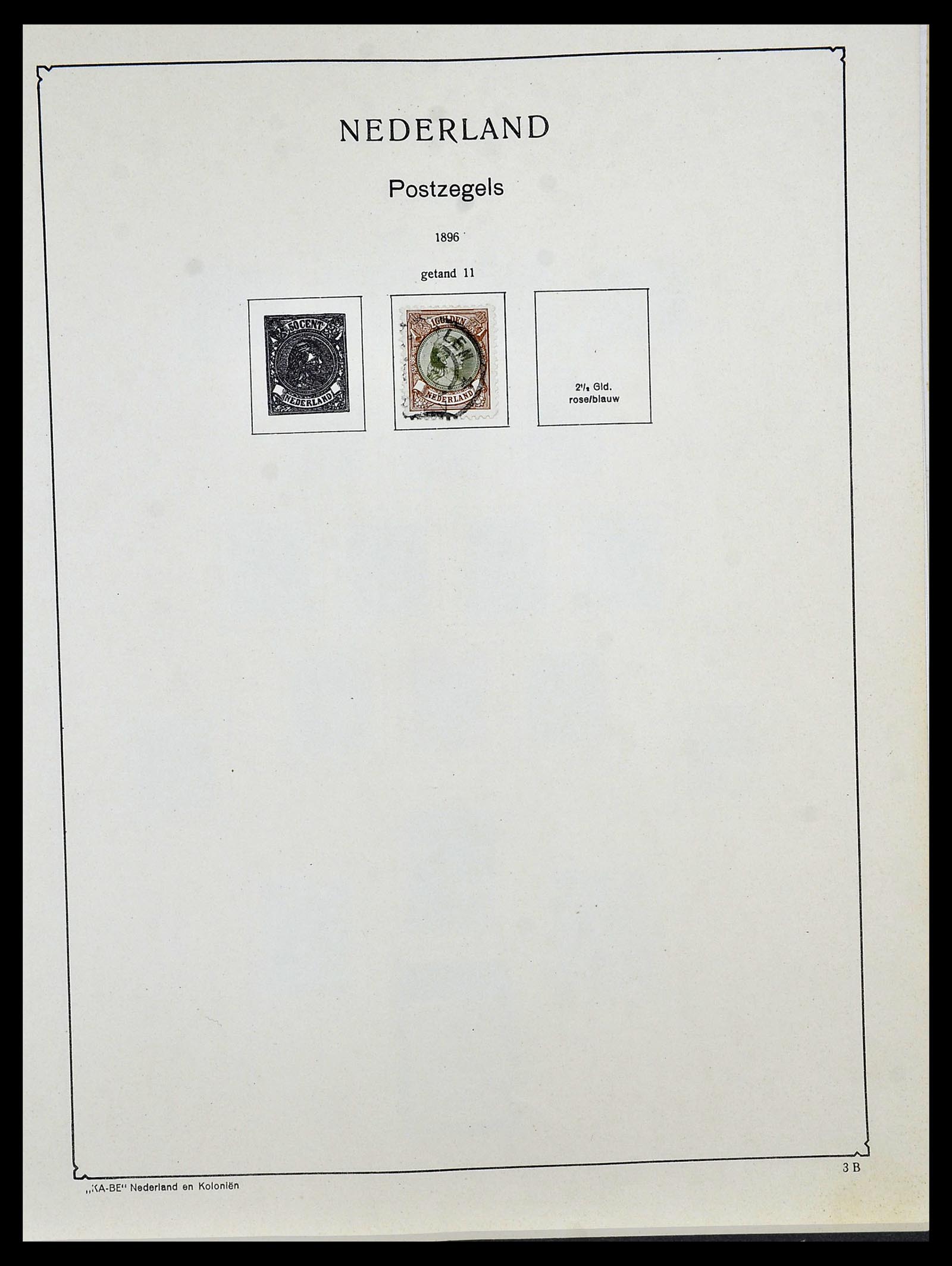 34453 026 - Postzegelverzameling 34453 Nederland 1852-1964.