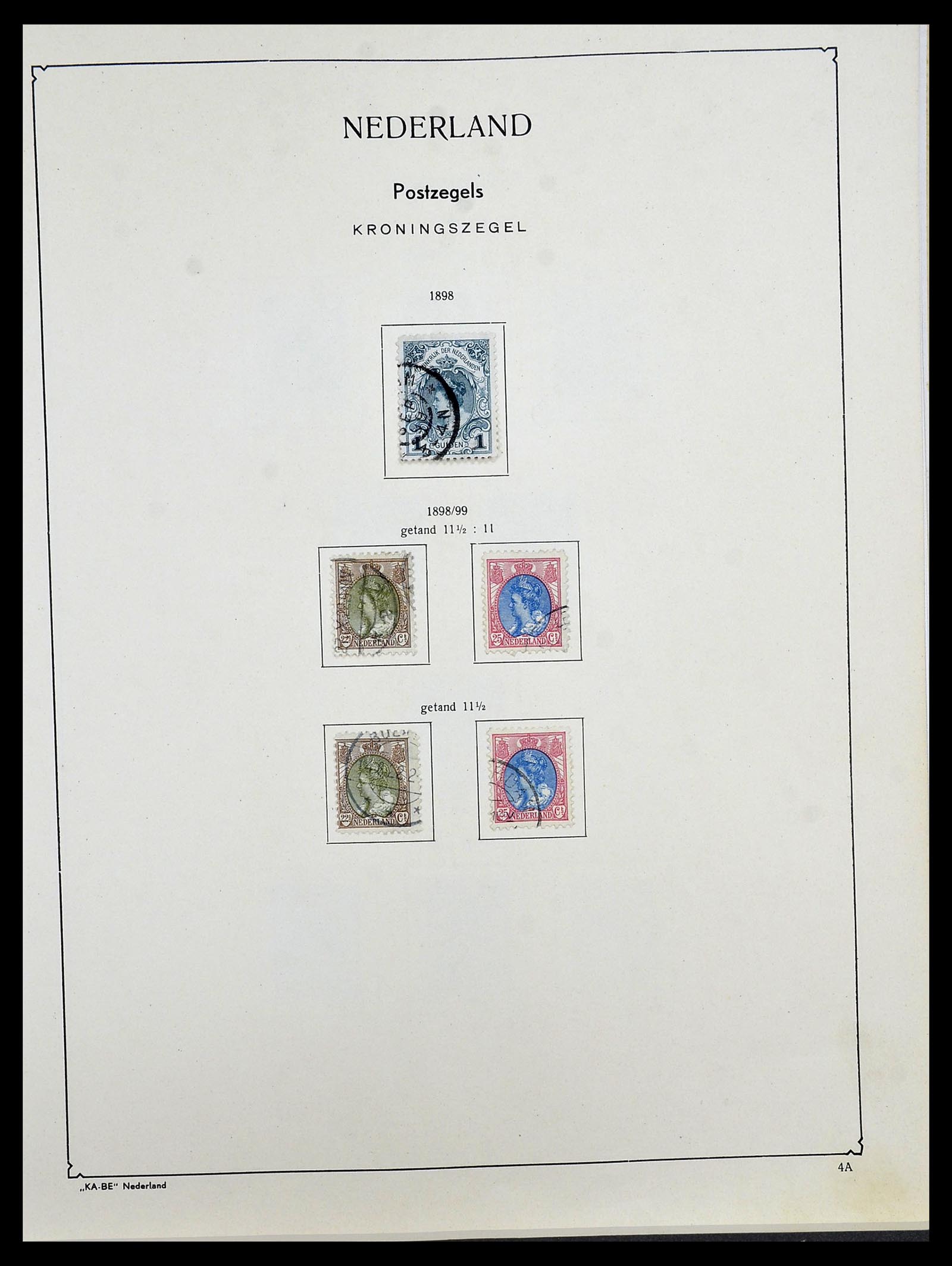 34453 028 - Postzegelverzameling 34453 Nederland 1852-1964.