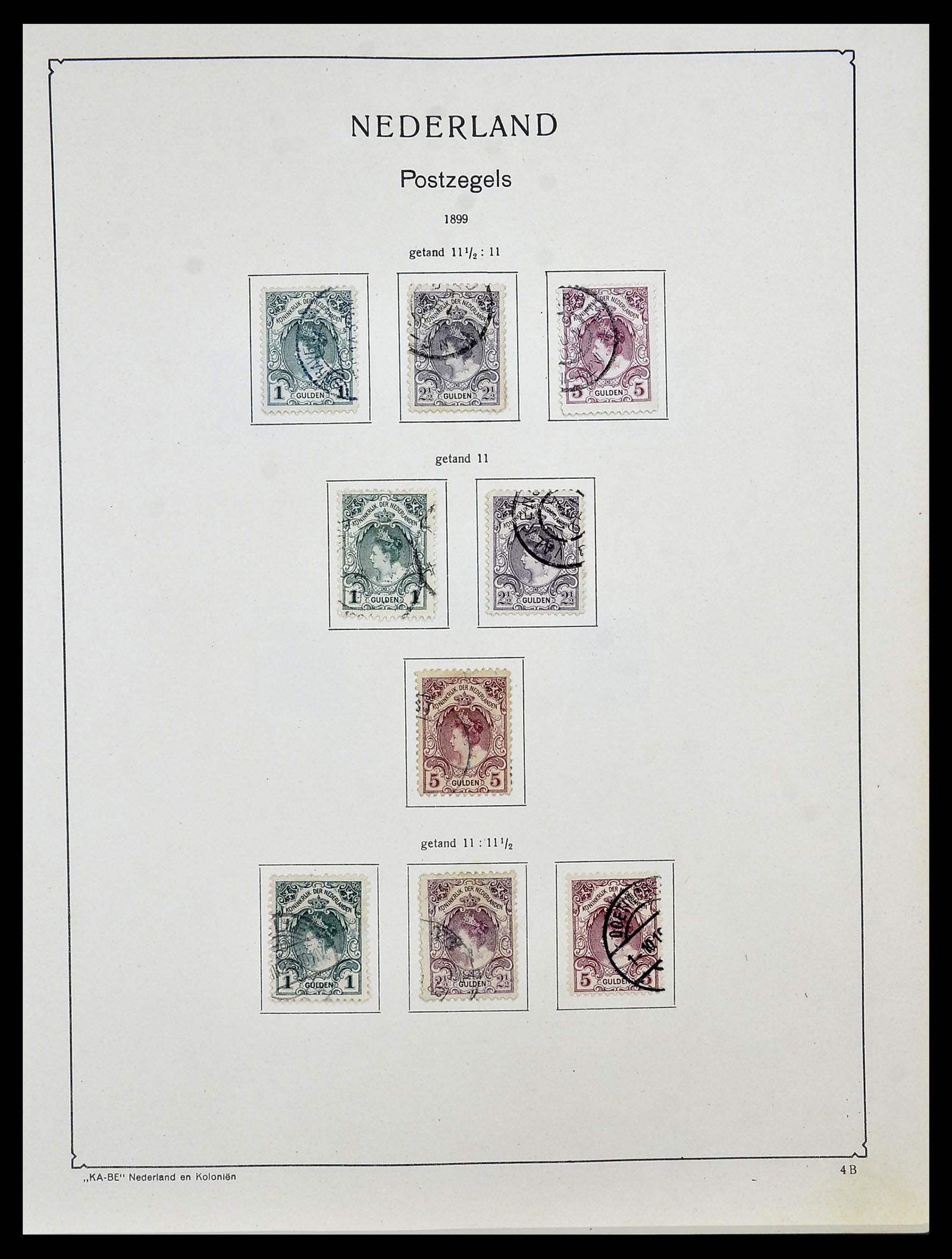34453 029 - Postzegelverzameling 34453 Nederland 1852-1964.