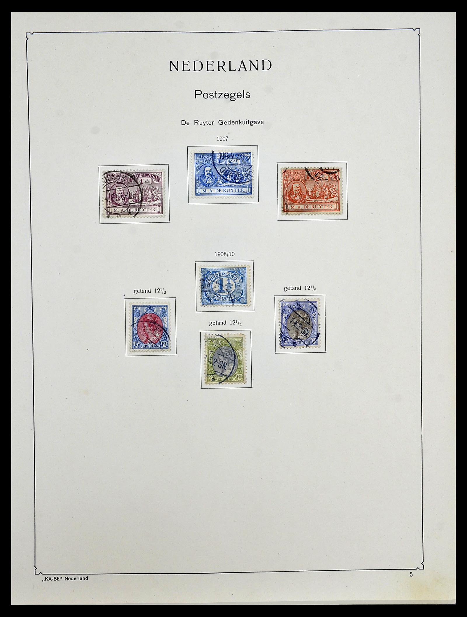 34453 030 - Postzegelverzameling 34453 Nederland 1852-1964.