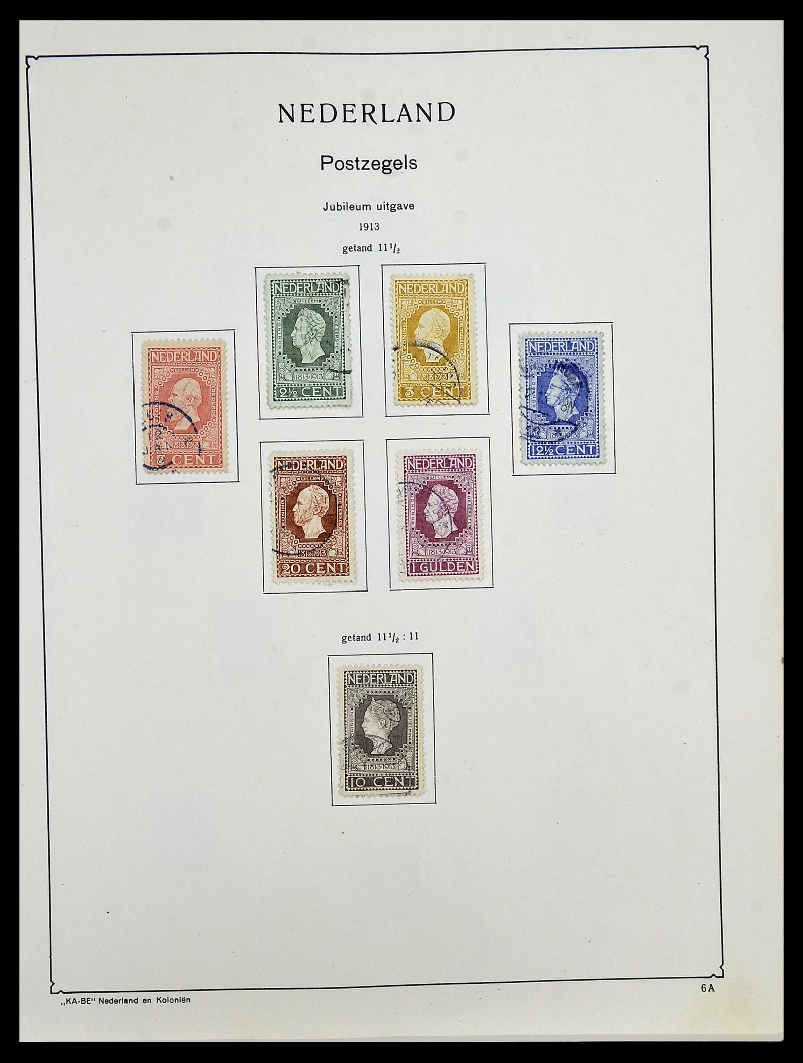 34453 033 - Postzegelverzameling 34453 Nederland 1852-1964.