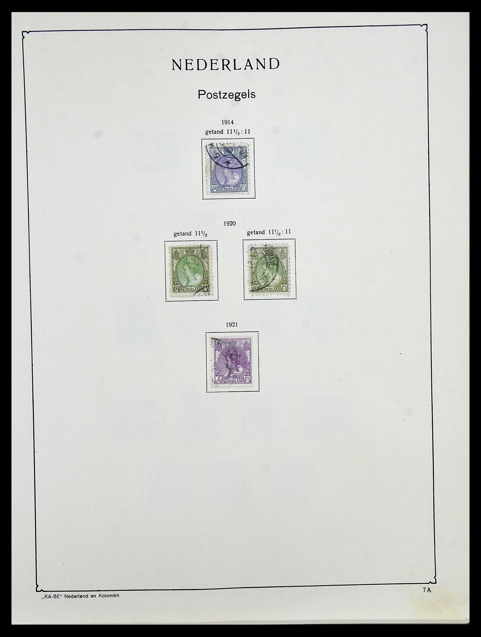 34453 035 - Postzegelverzameling 34453 Nederland 1852-1964.