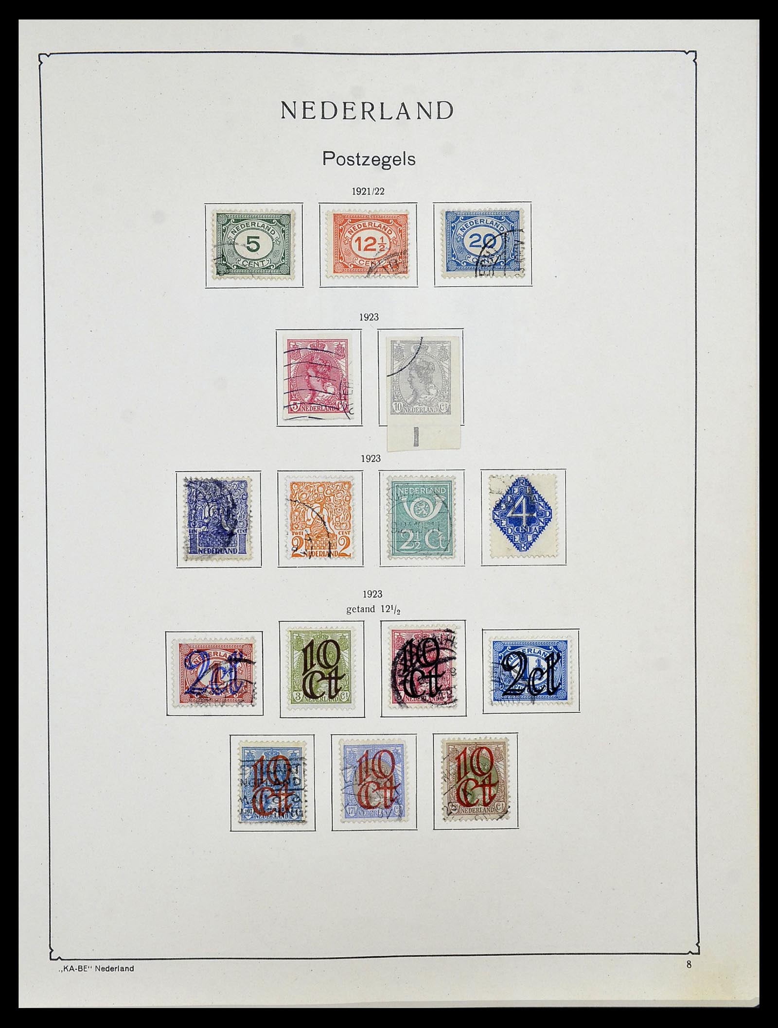 34453 036 - Postzegelverzameling 34453 Nederland 1852-1964.