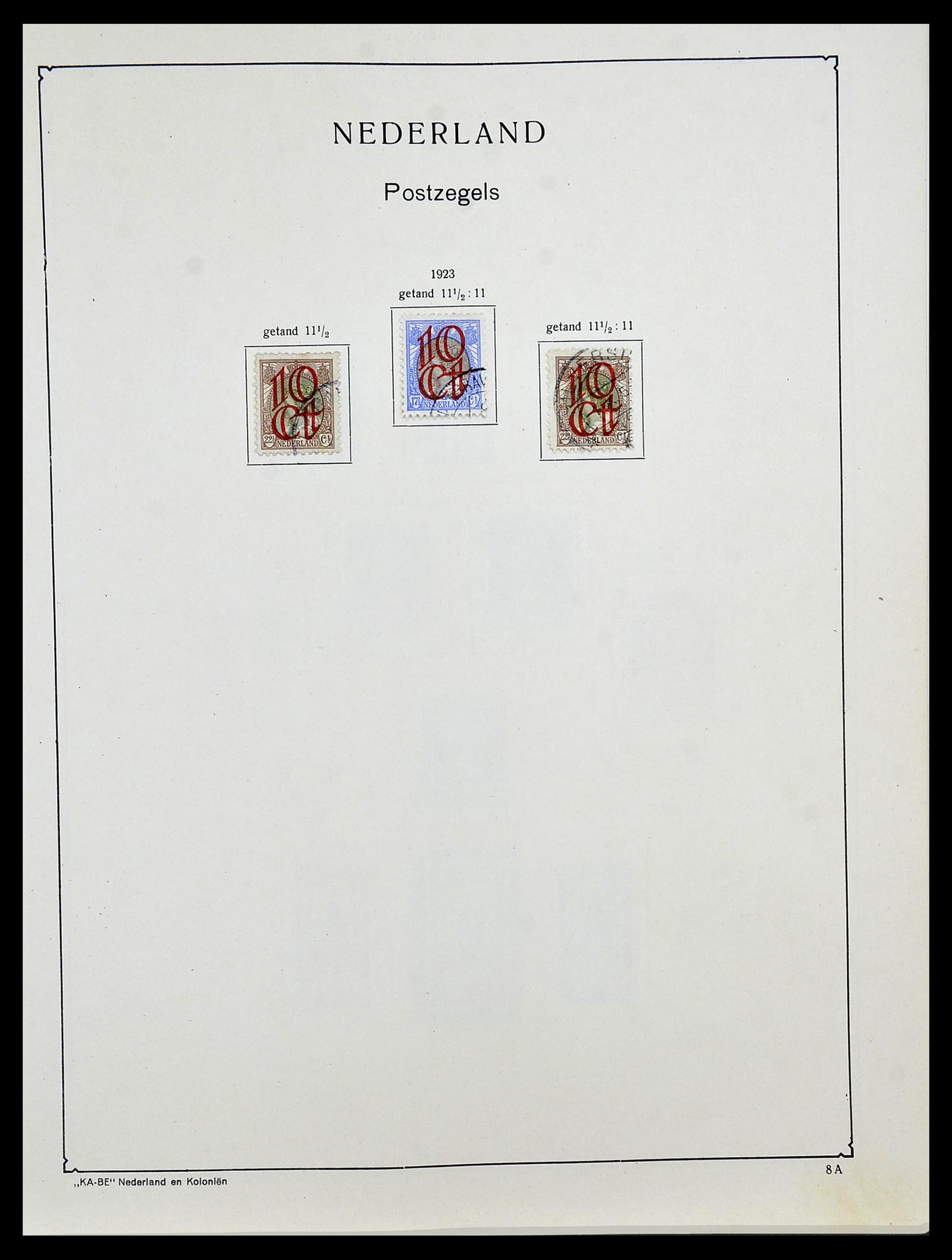 34453 037 - Postzegelverzameling 34453 Nederland 1852-1964.