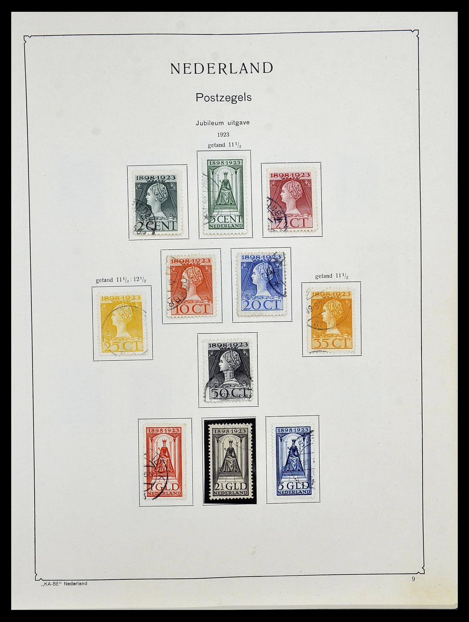 34453 038 - Postzegelverzameling 34453 Nederland 1852-1964.
